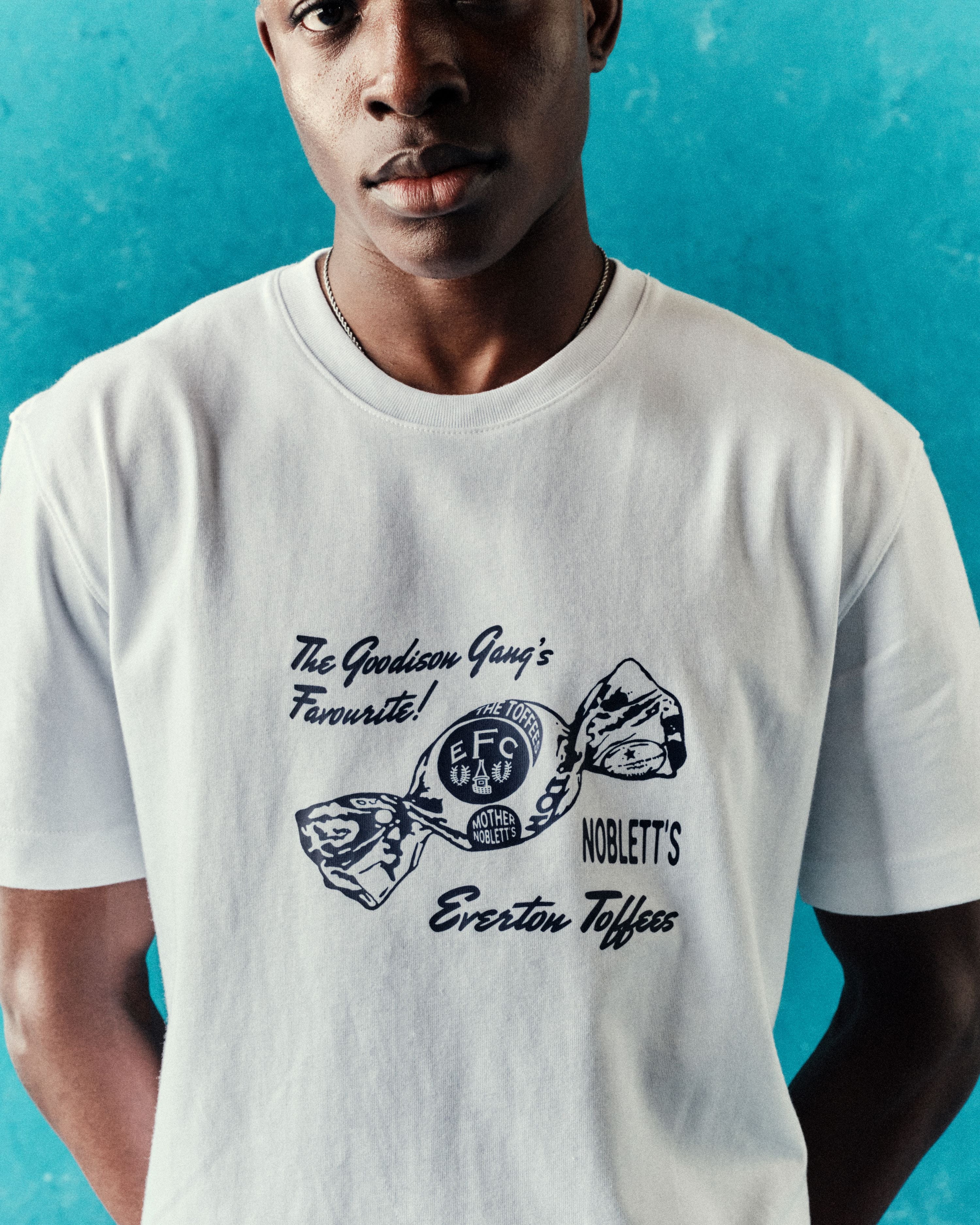 ART OF x Everton Mother Noblett's | EFC White Graphic Football T-shirt