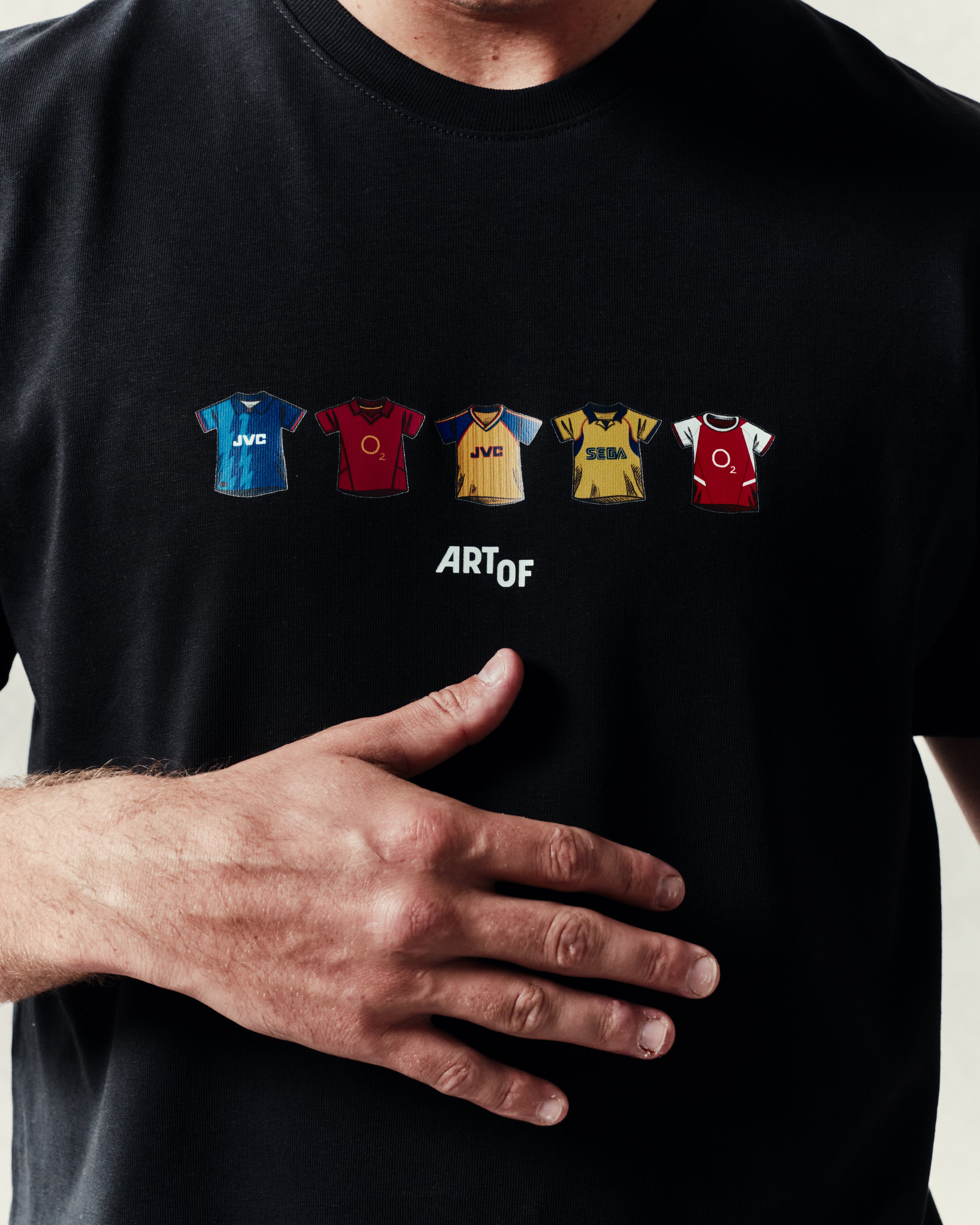 ART OF AFC Printed Classics Tee | Black Graphic Football T-shirt