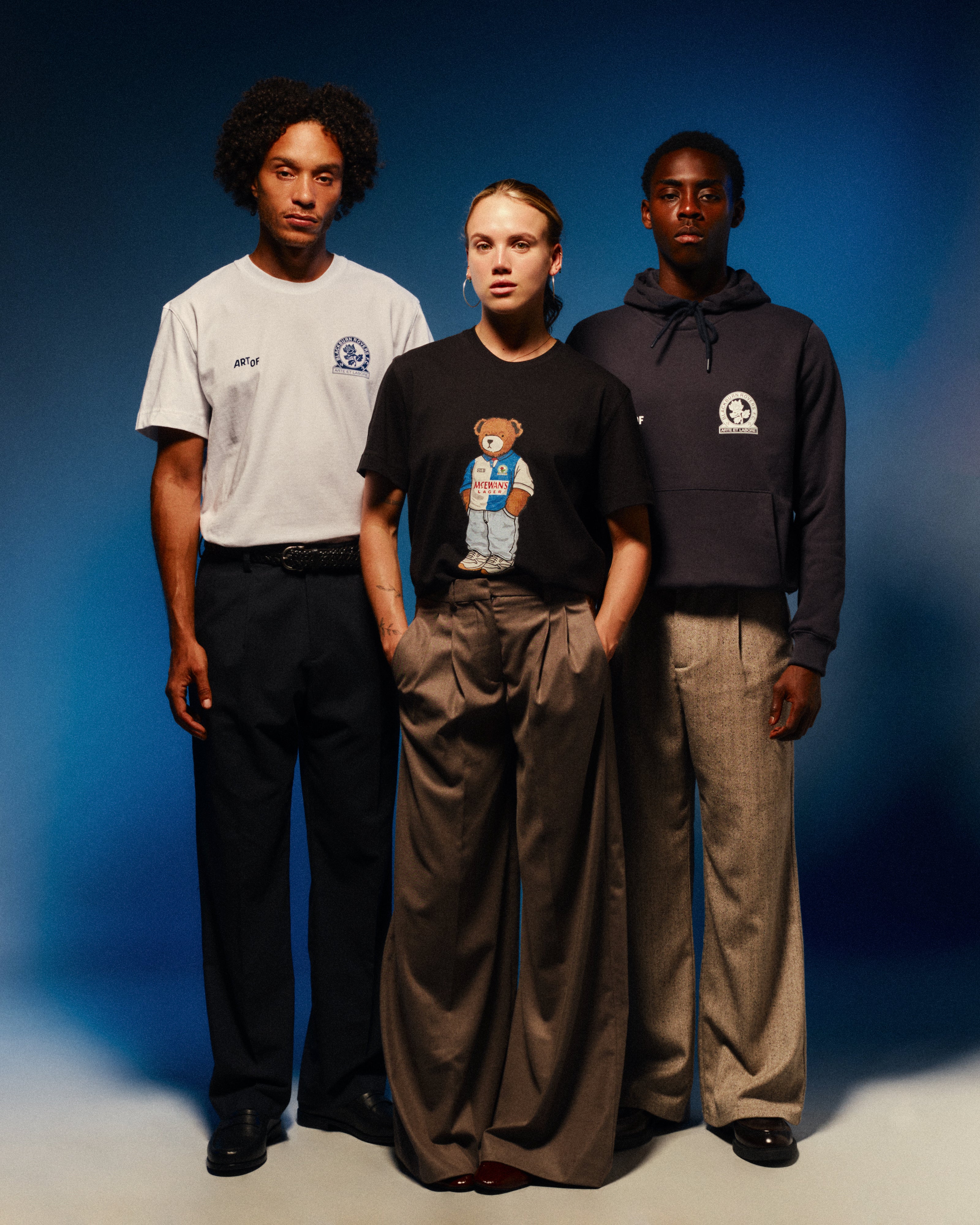 ART OF x Blackburn Heritage Tee | BRFC White Graphic Football T-shirt