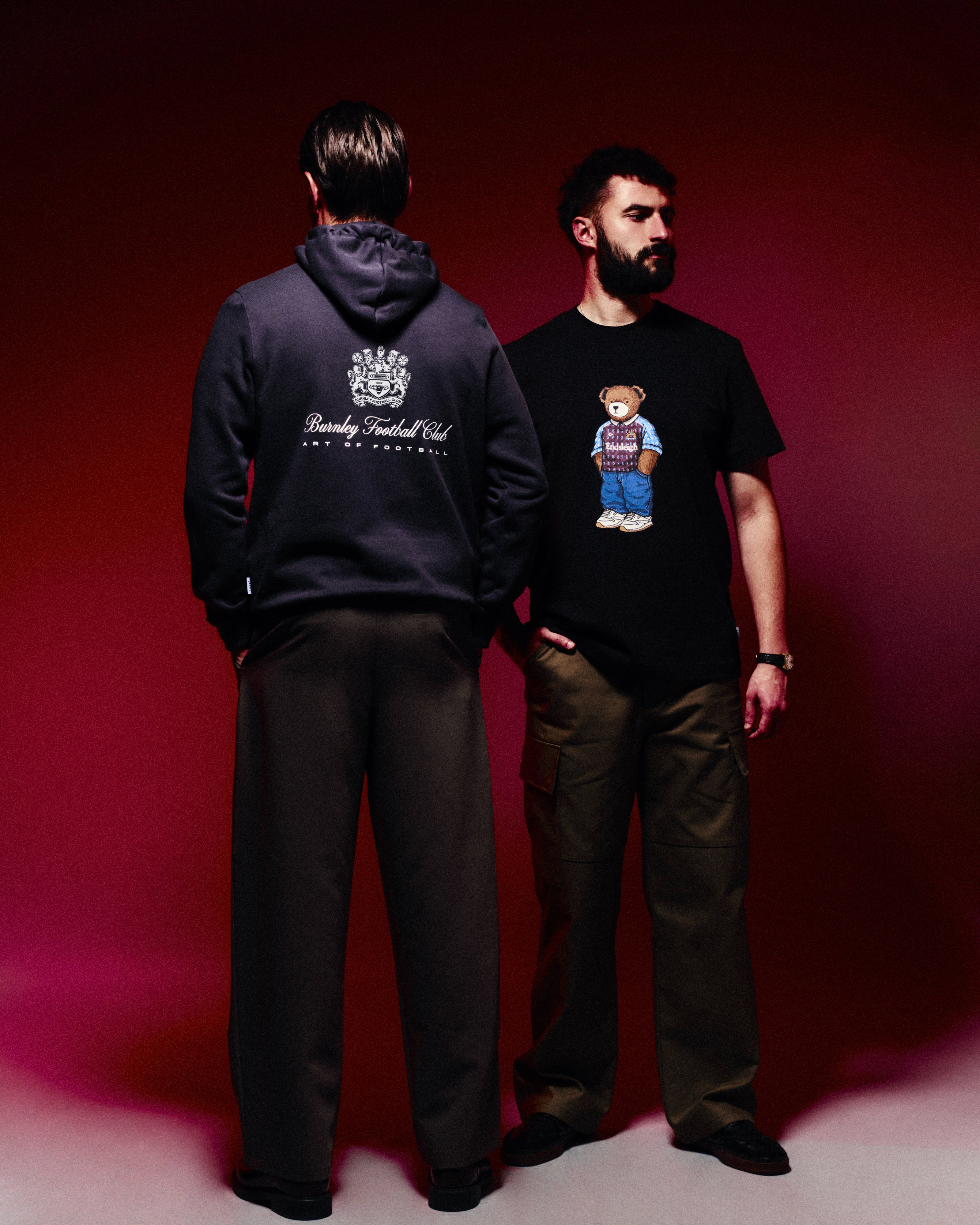 ART OF x Burnley Heritage Hoodie | BFC Navy Printed Football Sweat