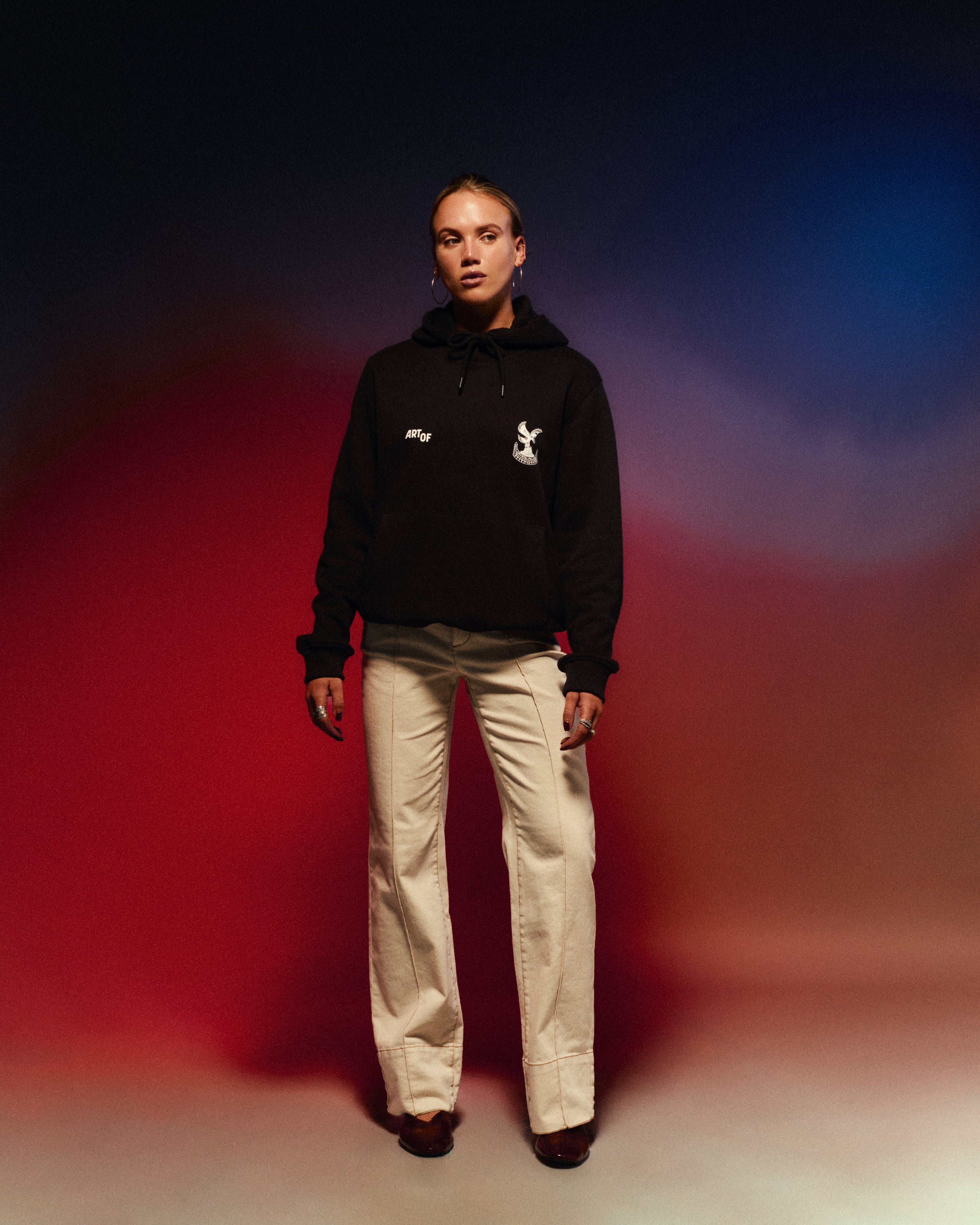 ART OF x Crystal Palace Heritage Hoodie | CPFC Black Football Sweat