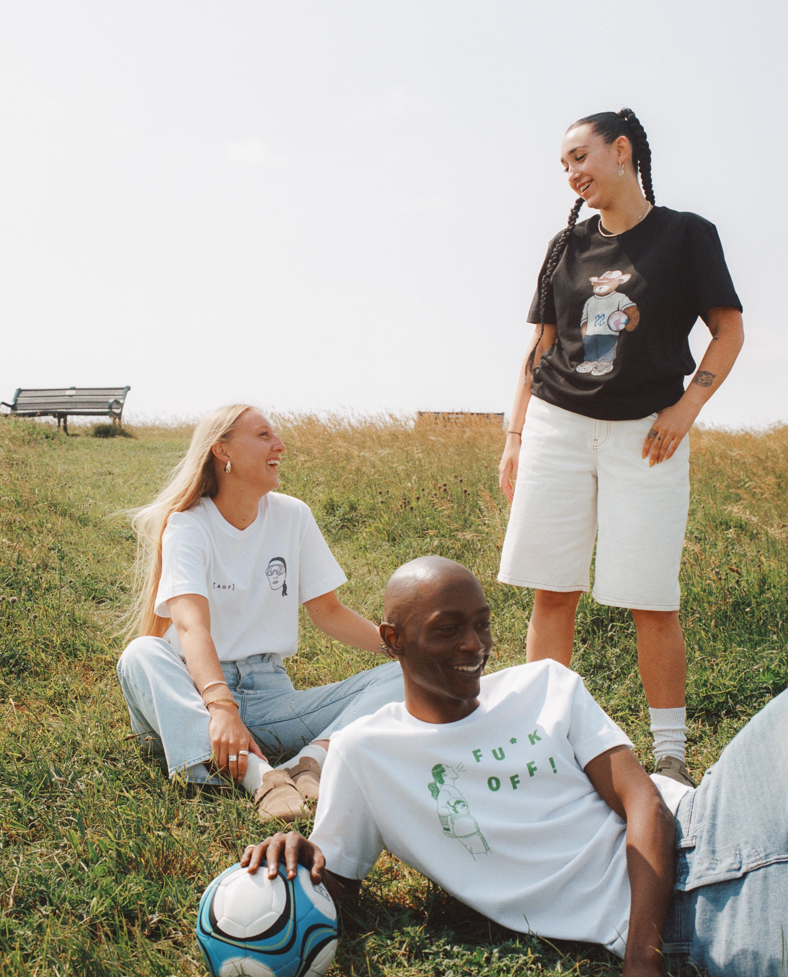 ART OF FU*K OFF Tee | Earps White Graphic Women's Football T-shirt