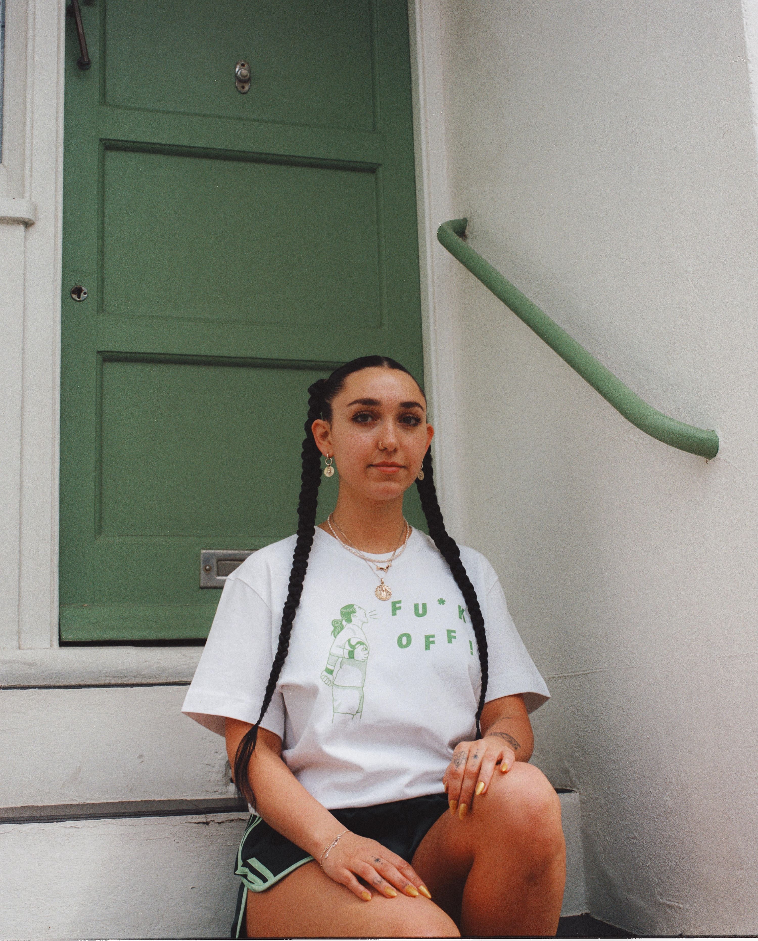 ART OF FU*K OFF Tee | Earps White Graphic Women's Football T-shirt