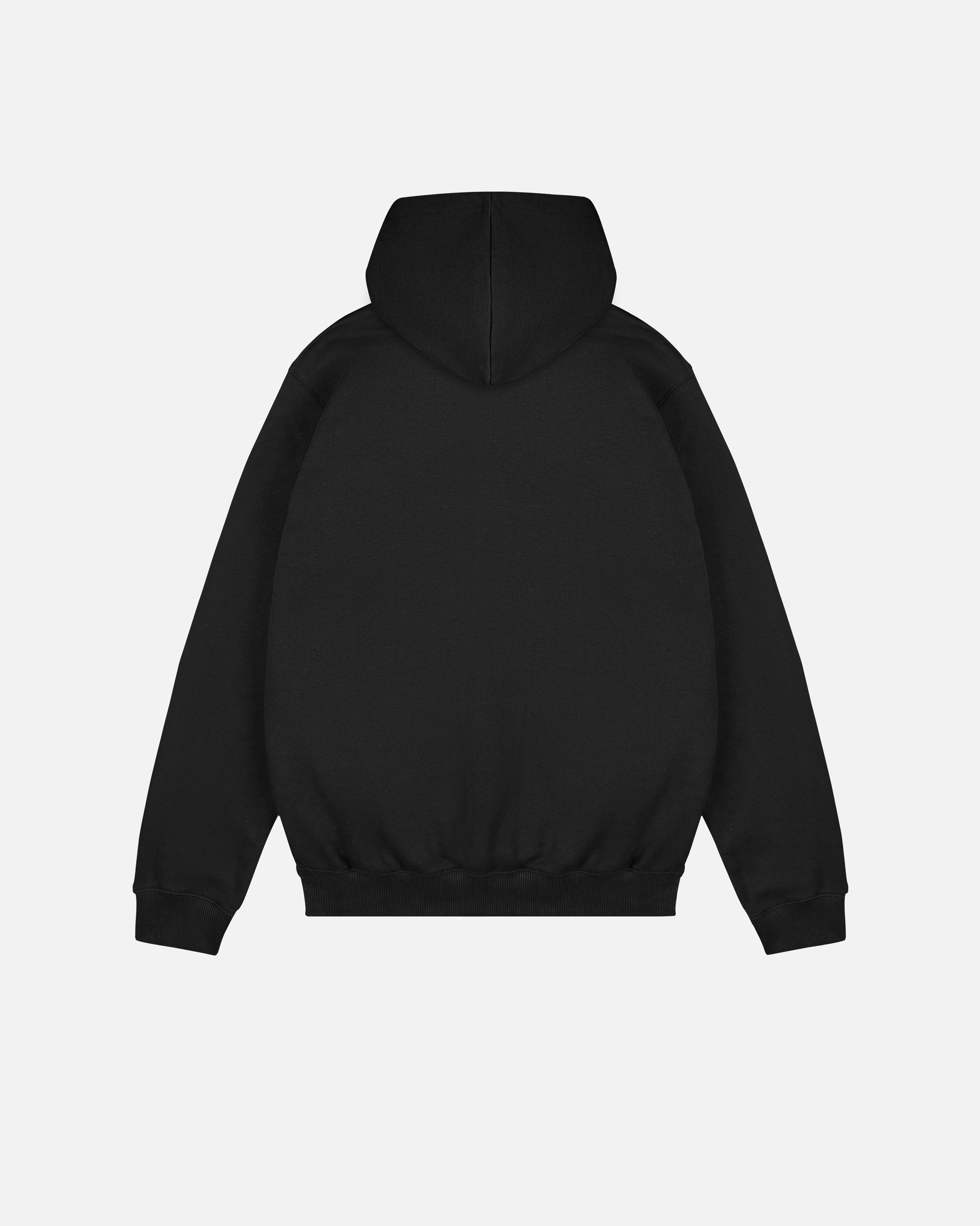 ART OF x Hibernian Embroidered Classics Black Hoodie | Football Sweat