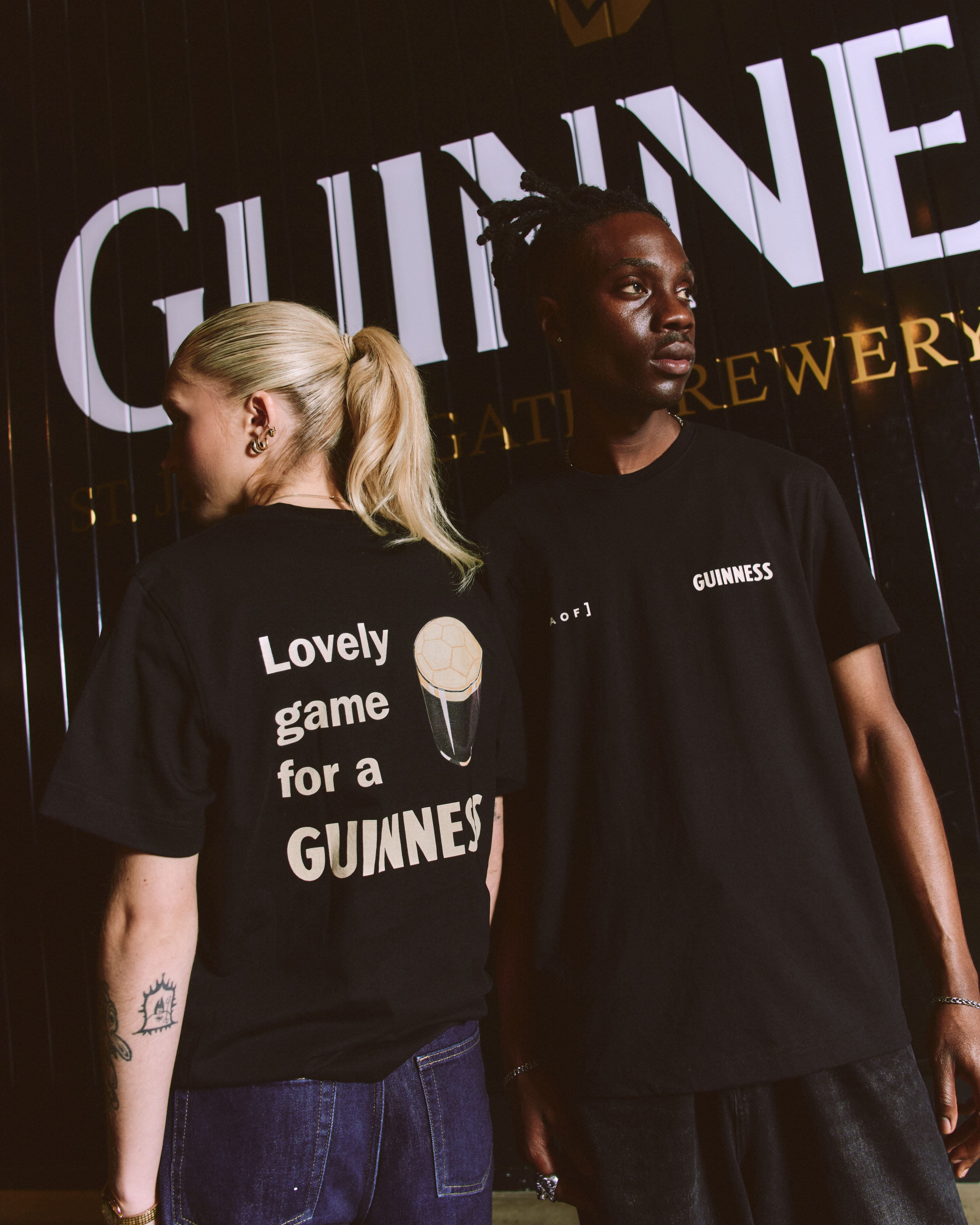 ART OF Football Lovely Game For A Guinness Tee | AOF Black T-shirt