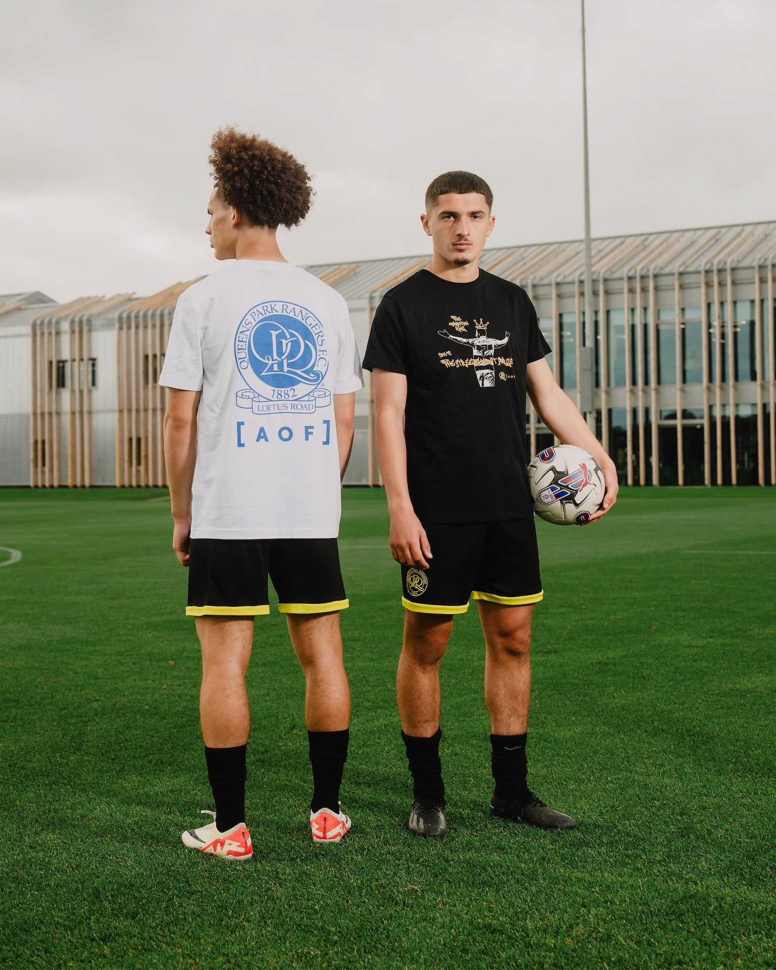 ART OF x QPR Streets Won't Forget Tee | Black Graphic Football T-shirt