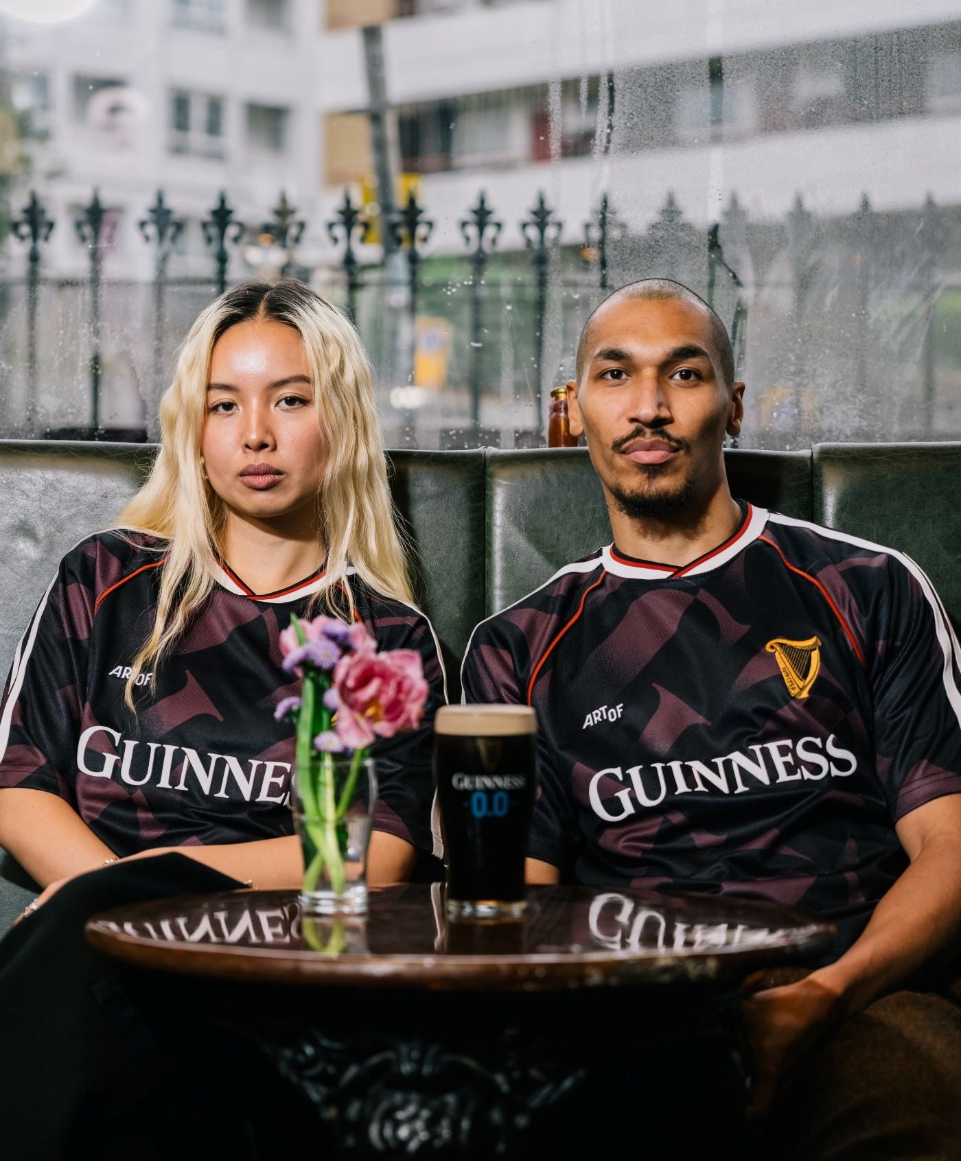 ART OF Football x Guinness Football Shirt | AOF Burgundy Top