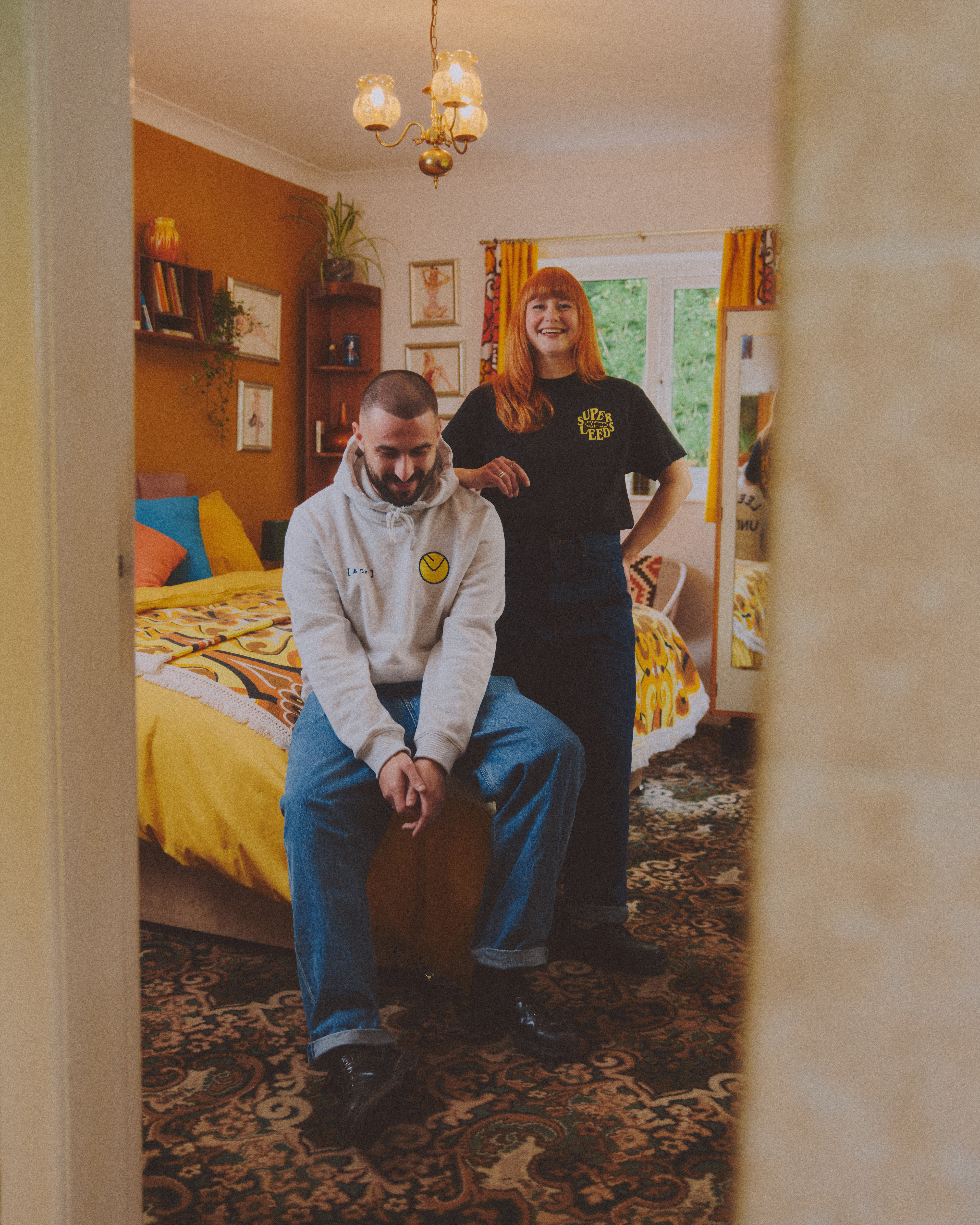 ART OF x Leeds United Smiley Embroidered Hoodie | LUFC Football Sweat