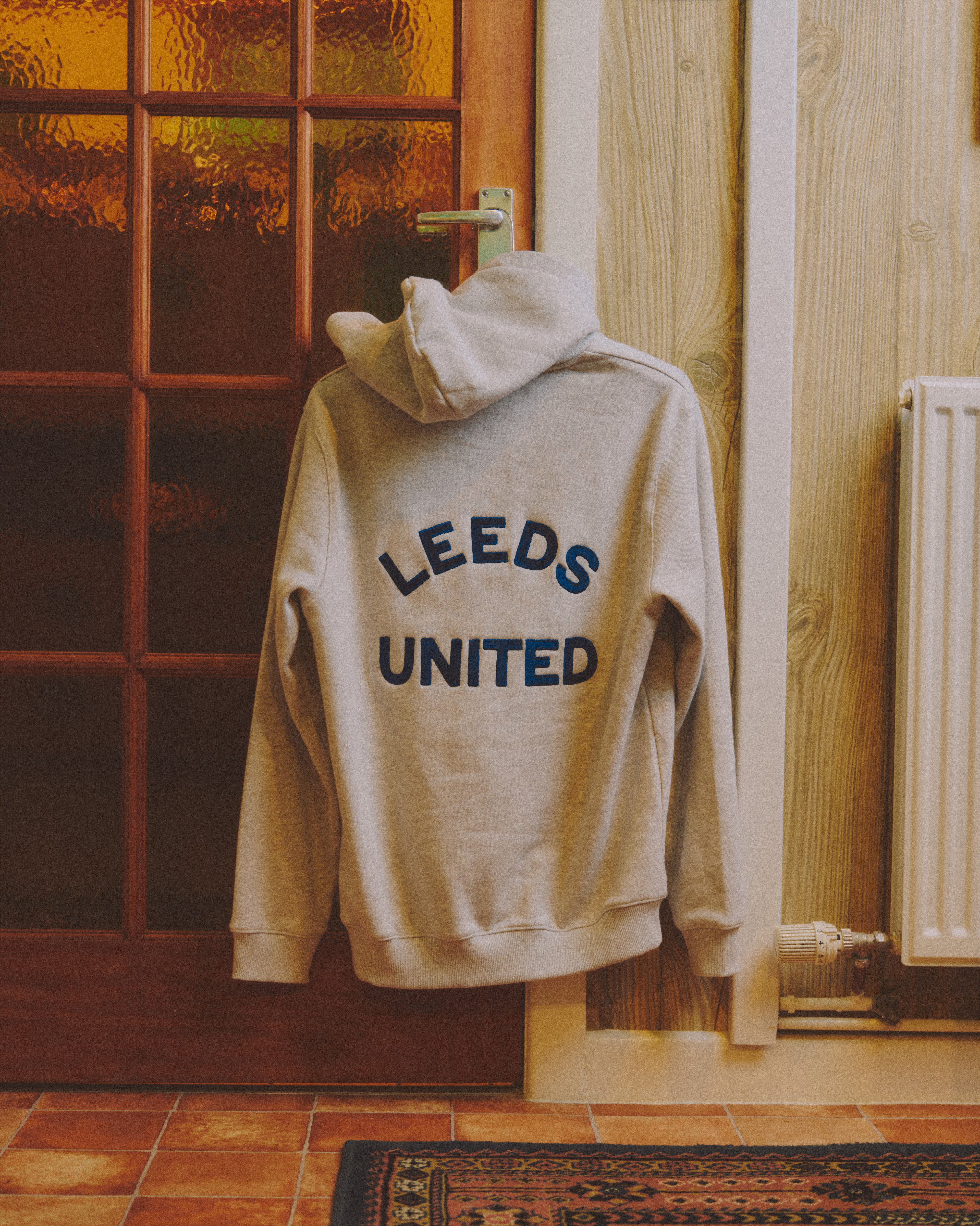 ART OF x Leeds United Smiley Embroidered Hoodie | LUFC Football Sweat