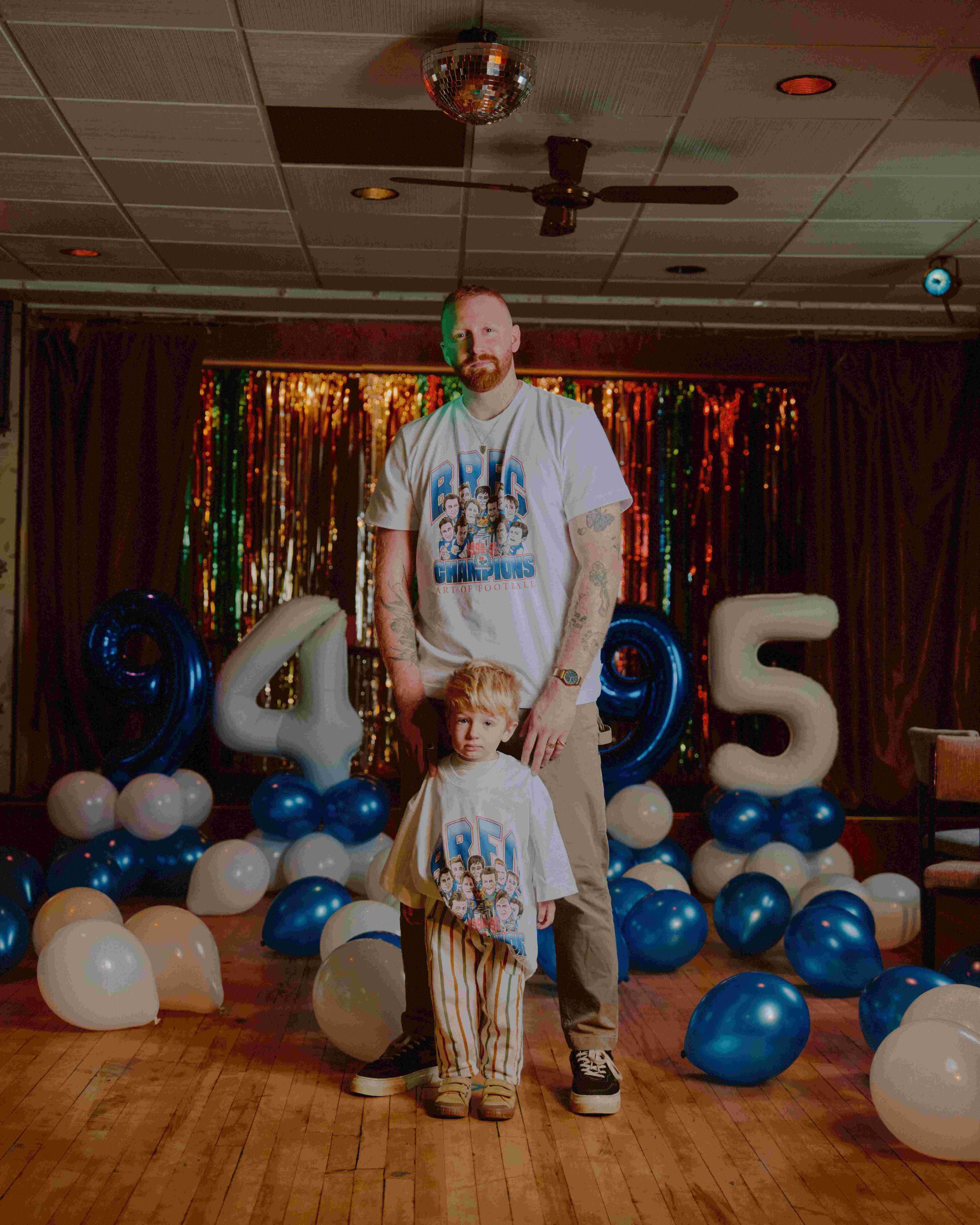 ART OF x Blackburn Champions Tee | BRFC White Graphic Football T-shirt