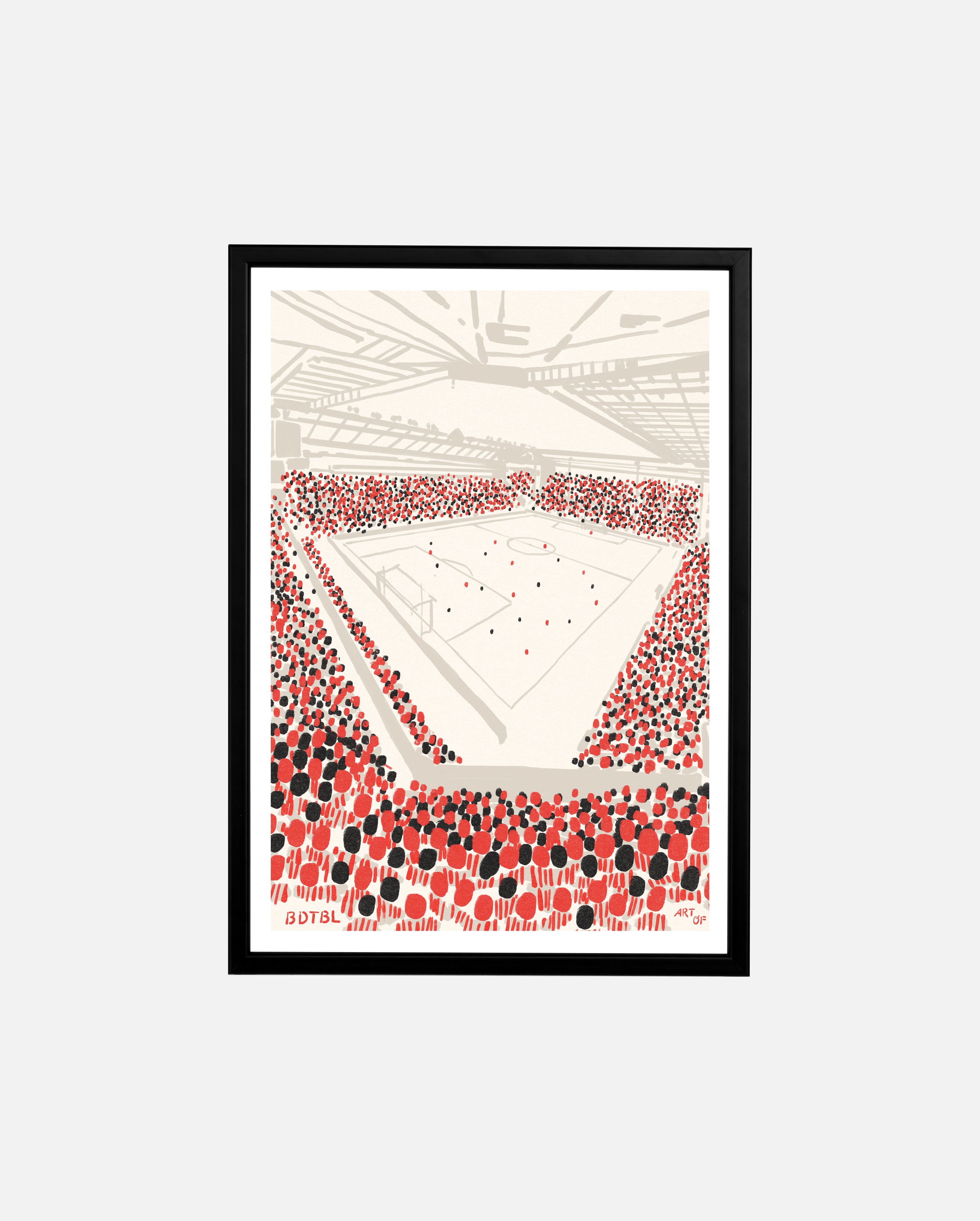 ART OF Sheffield United 12th Man Framed Print | SUFC Football Wall Art