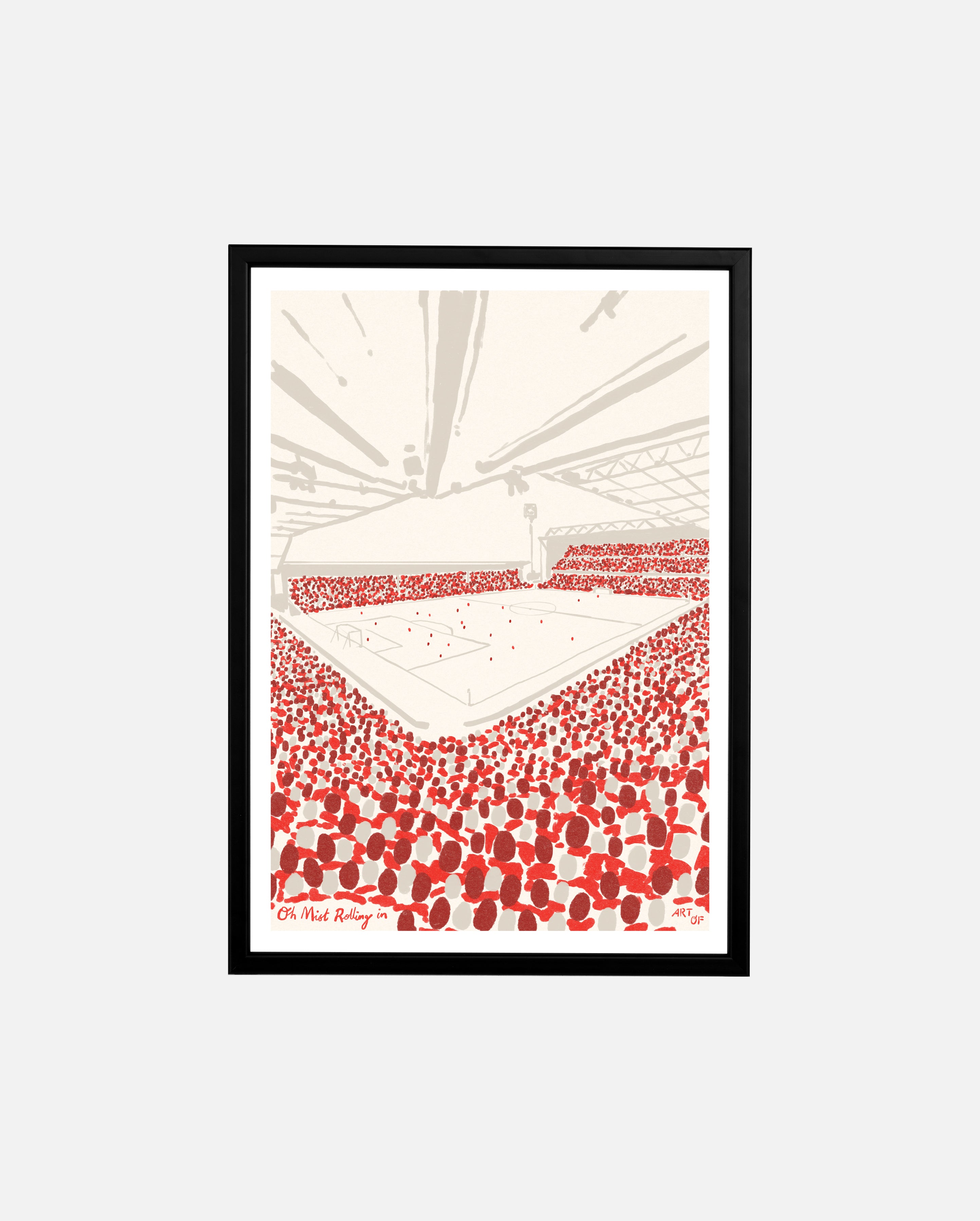 ART OF x Nottingham Forest 12th Man Framed Football Print | NFFC Art