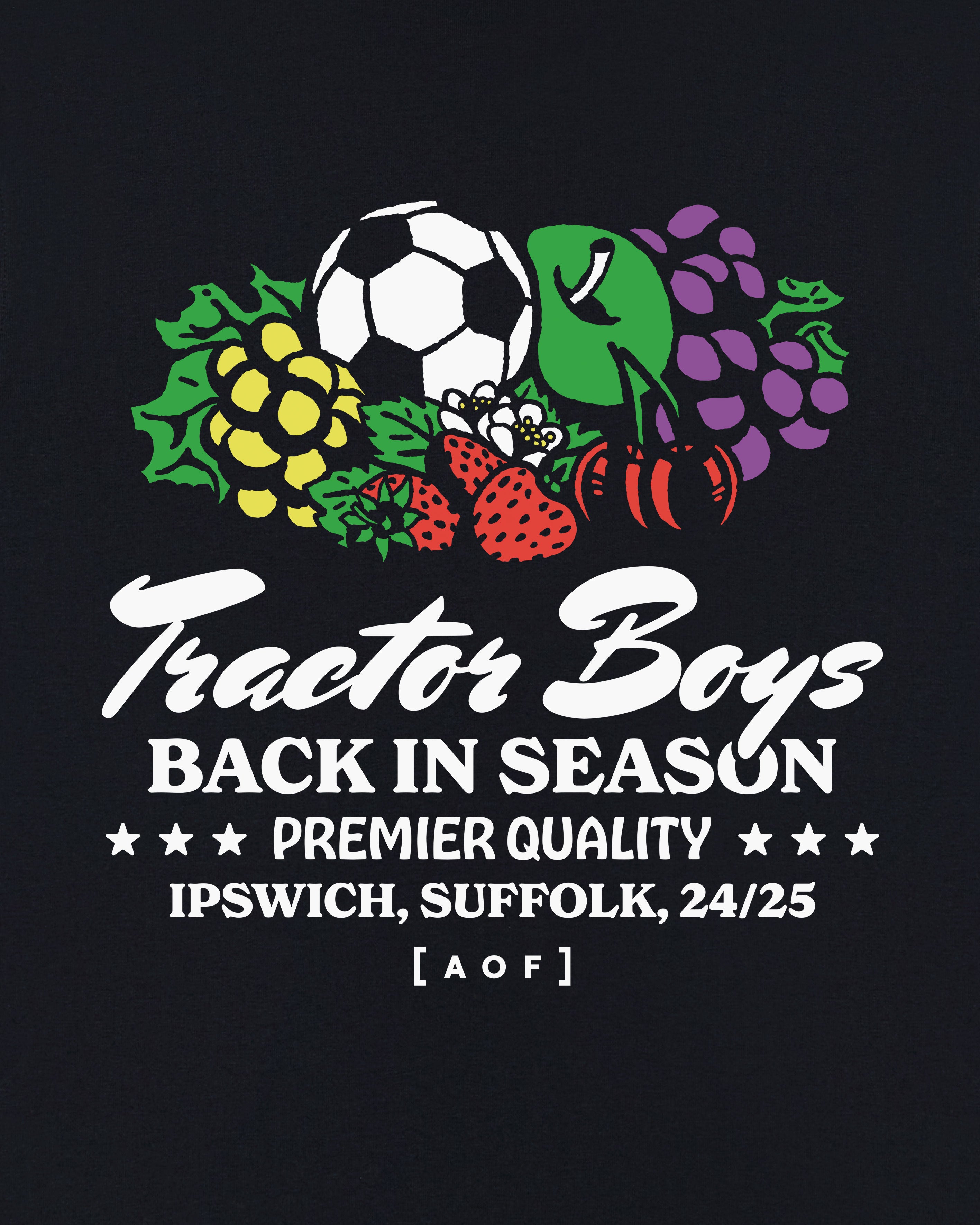 ART OF Ipswich Back In Season Tee | ITFC Black Football T-shirt