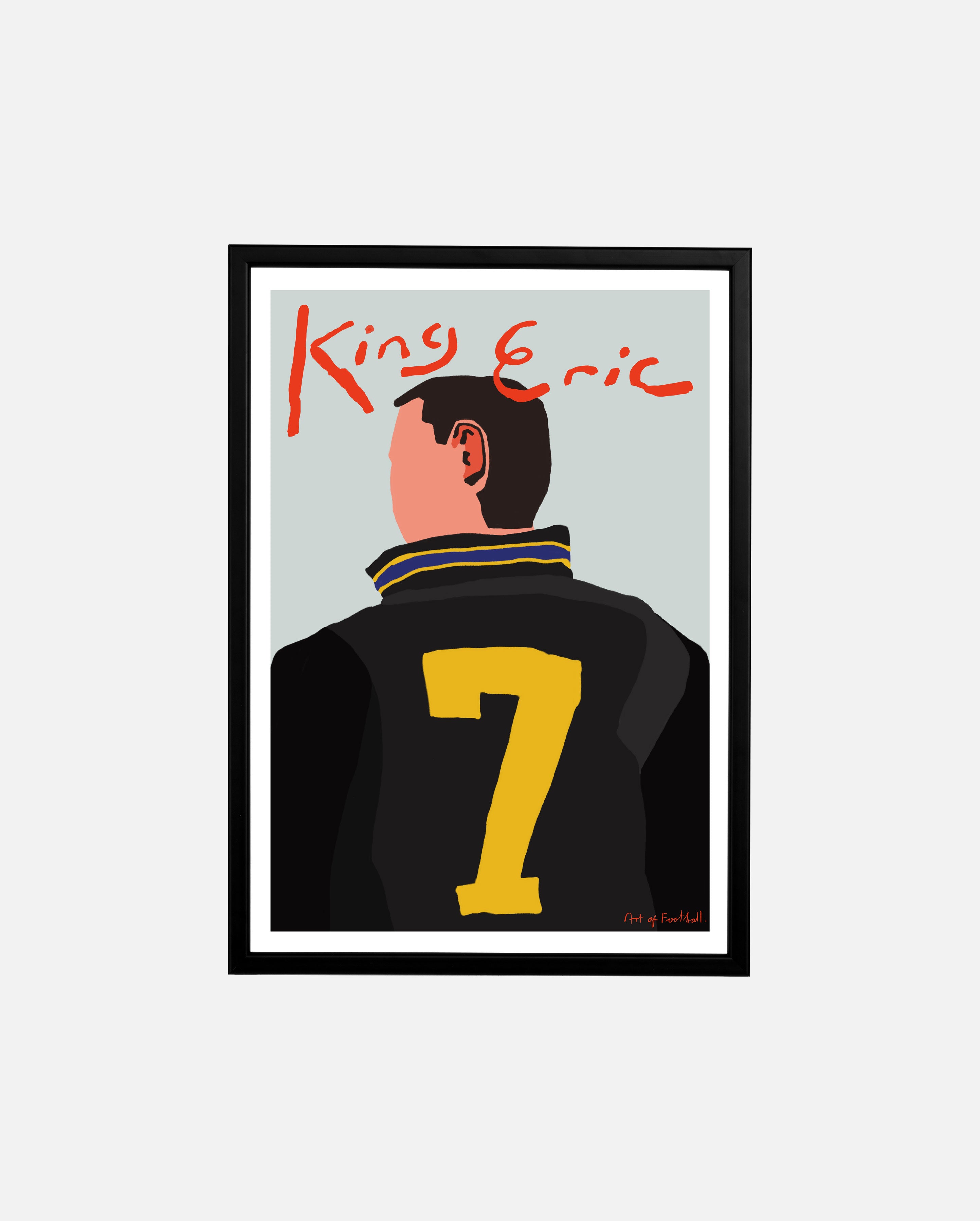 ART OF United King Eric Framed Print | MUFC Football Wall Art