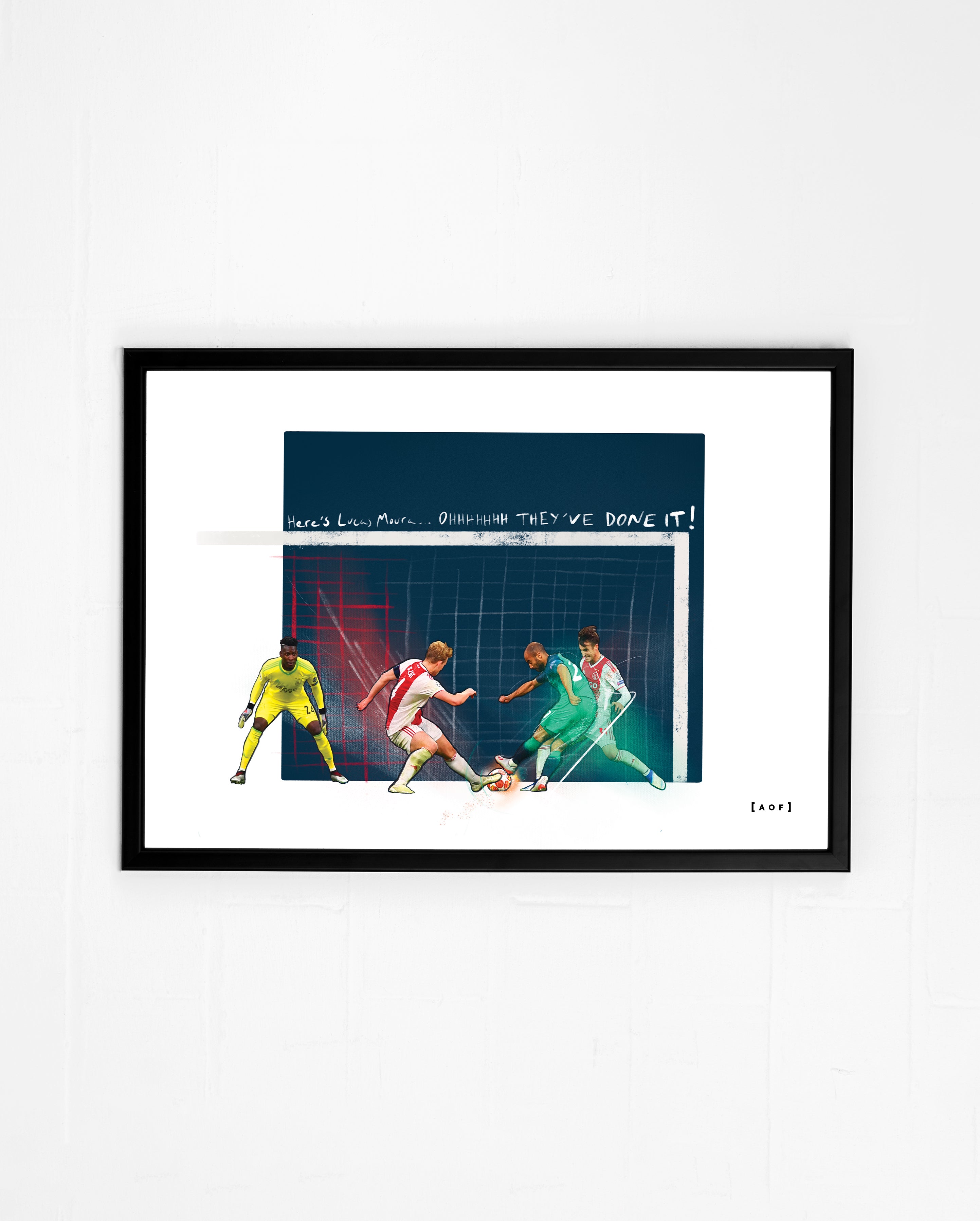 ART OF Spurs 90+6 Framed Print | THFC Football Wall Art