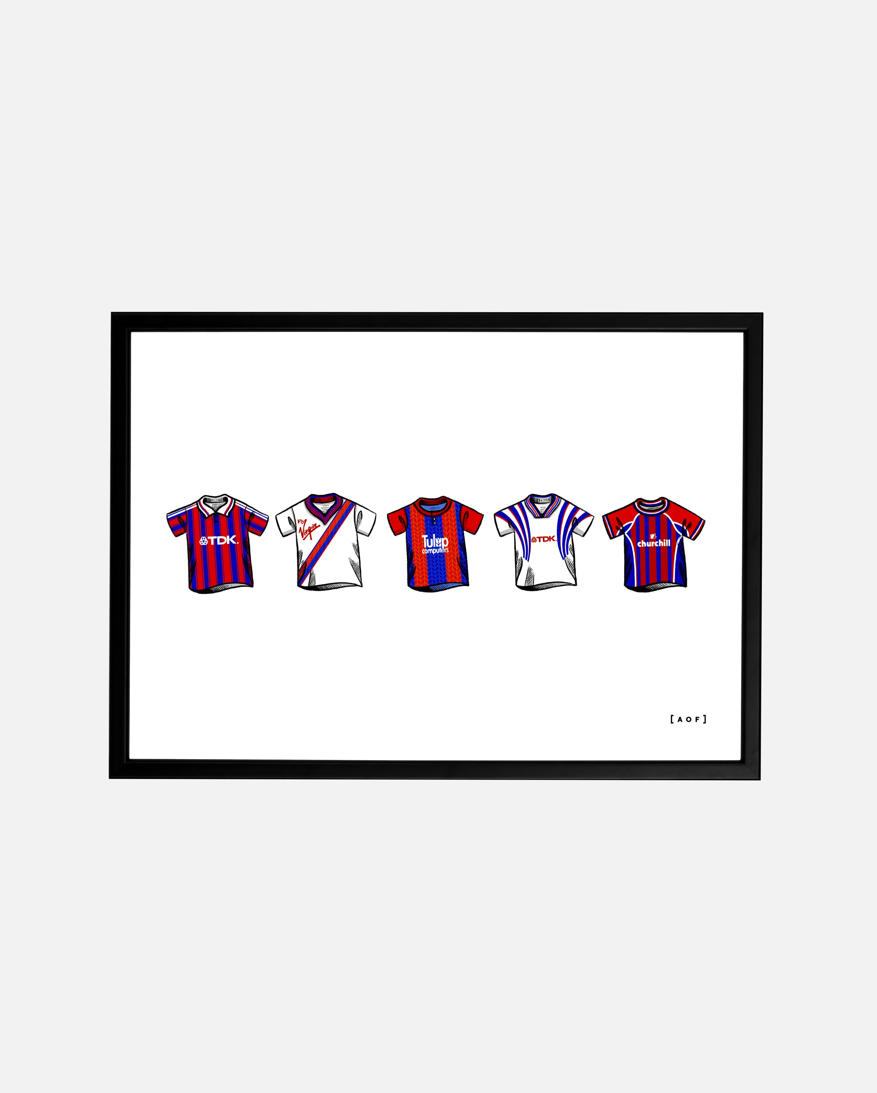 ART OF x Crystal Palace Classics Framed Print | CPFC Football Art