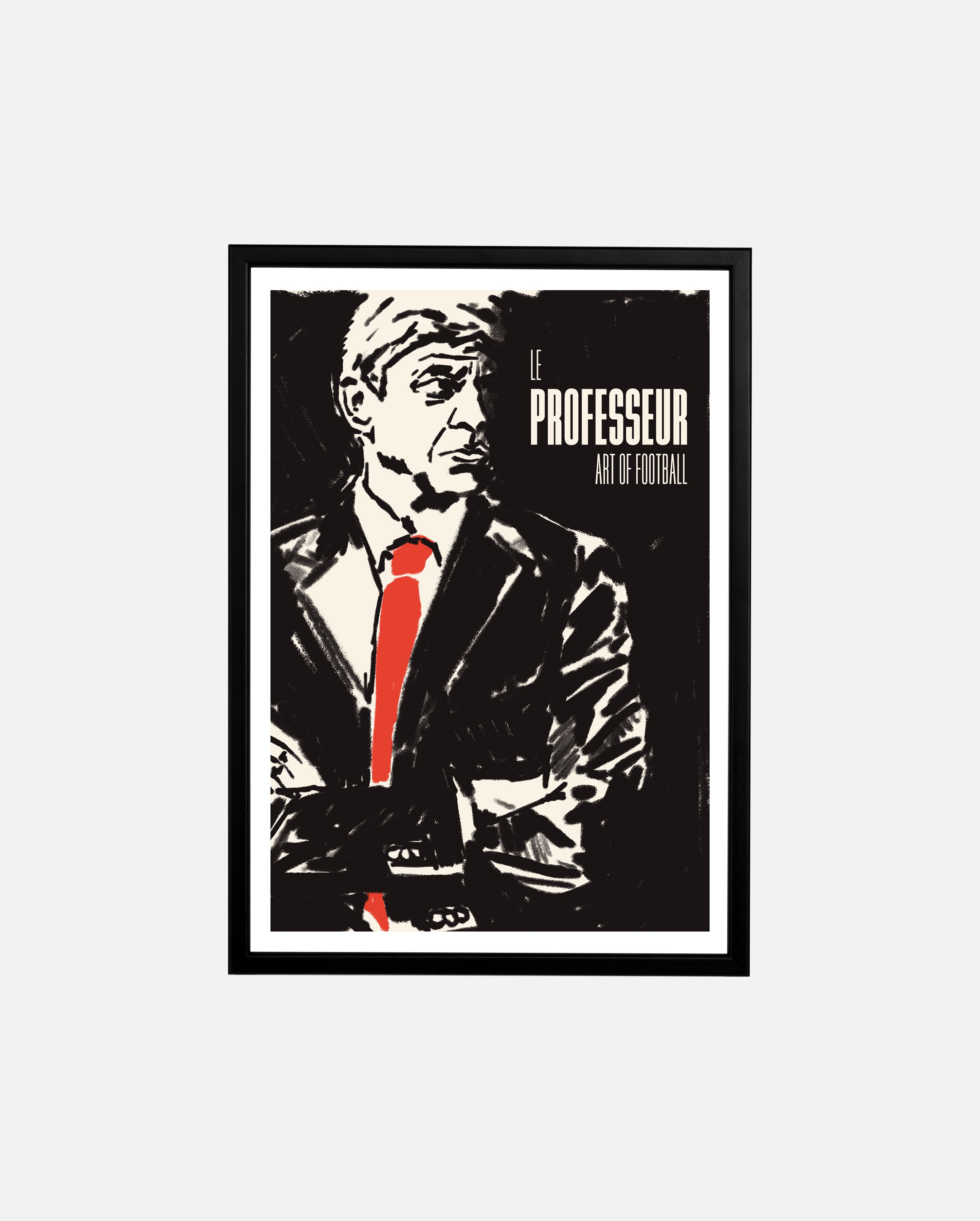 ART OF AFC Le Professeur Framed Print | Football Wall Art