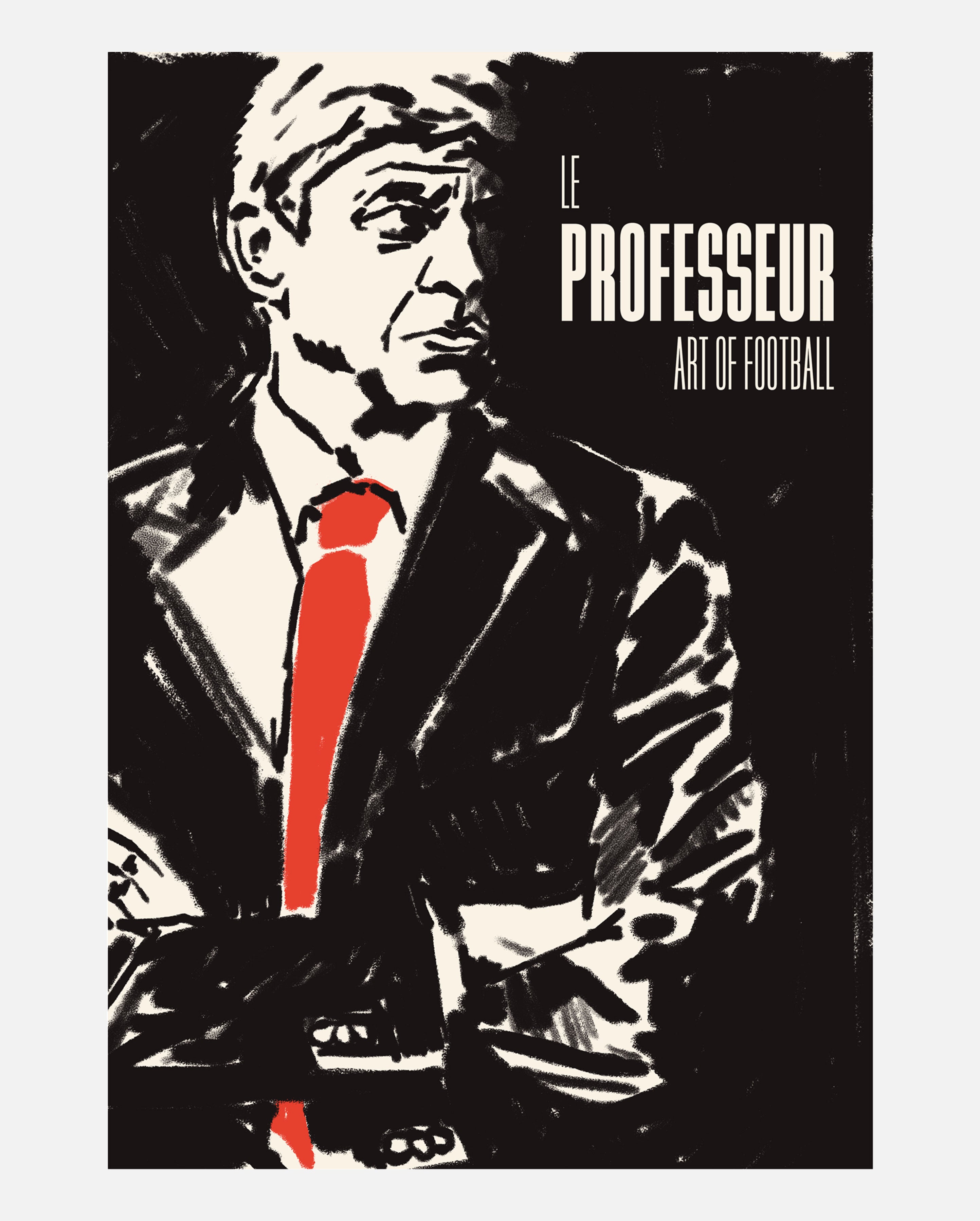 ART OF AFC Le Professeur Framed Print | Football Wall Art