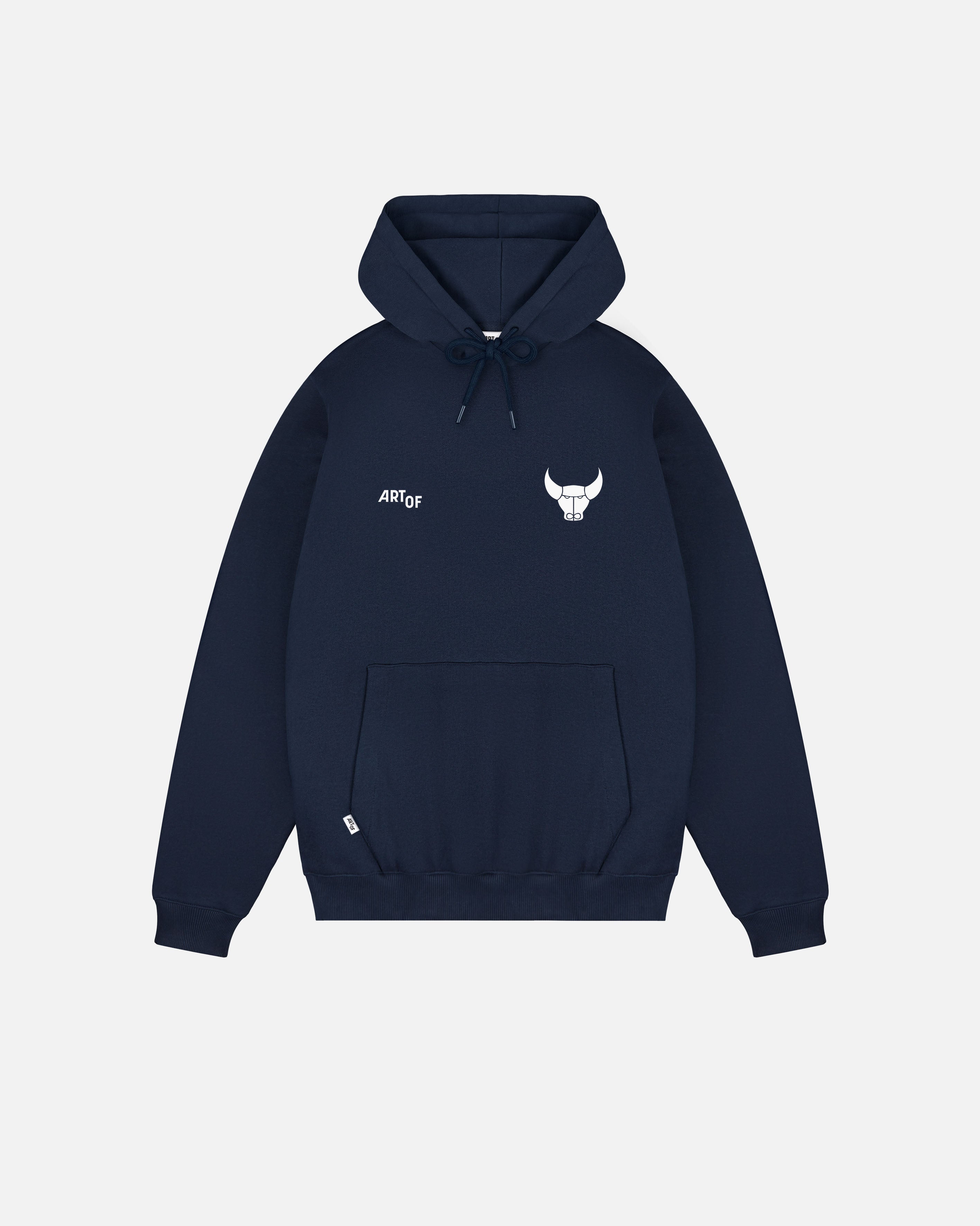 ART OF x Oxford Heritage Hoodie | OUFC Navy Printed Football Sweat