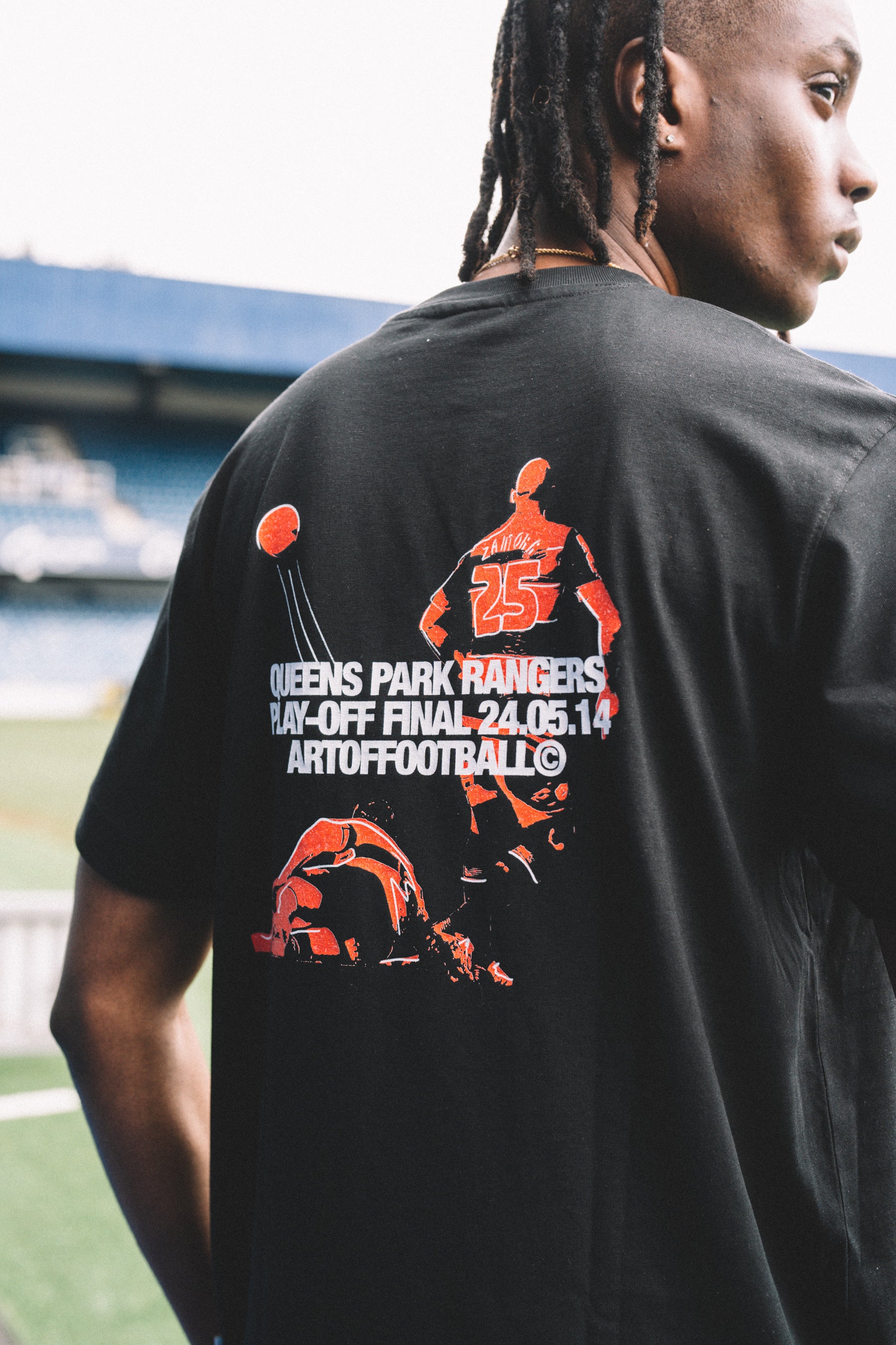 ART OF x QPR Play Off Final 24.05.14 Tee | Black Football T-shirt