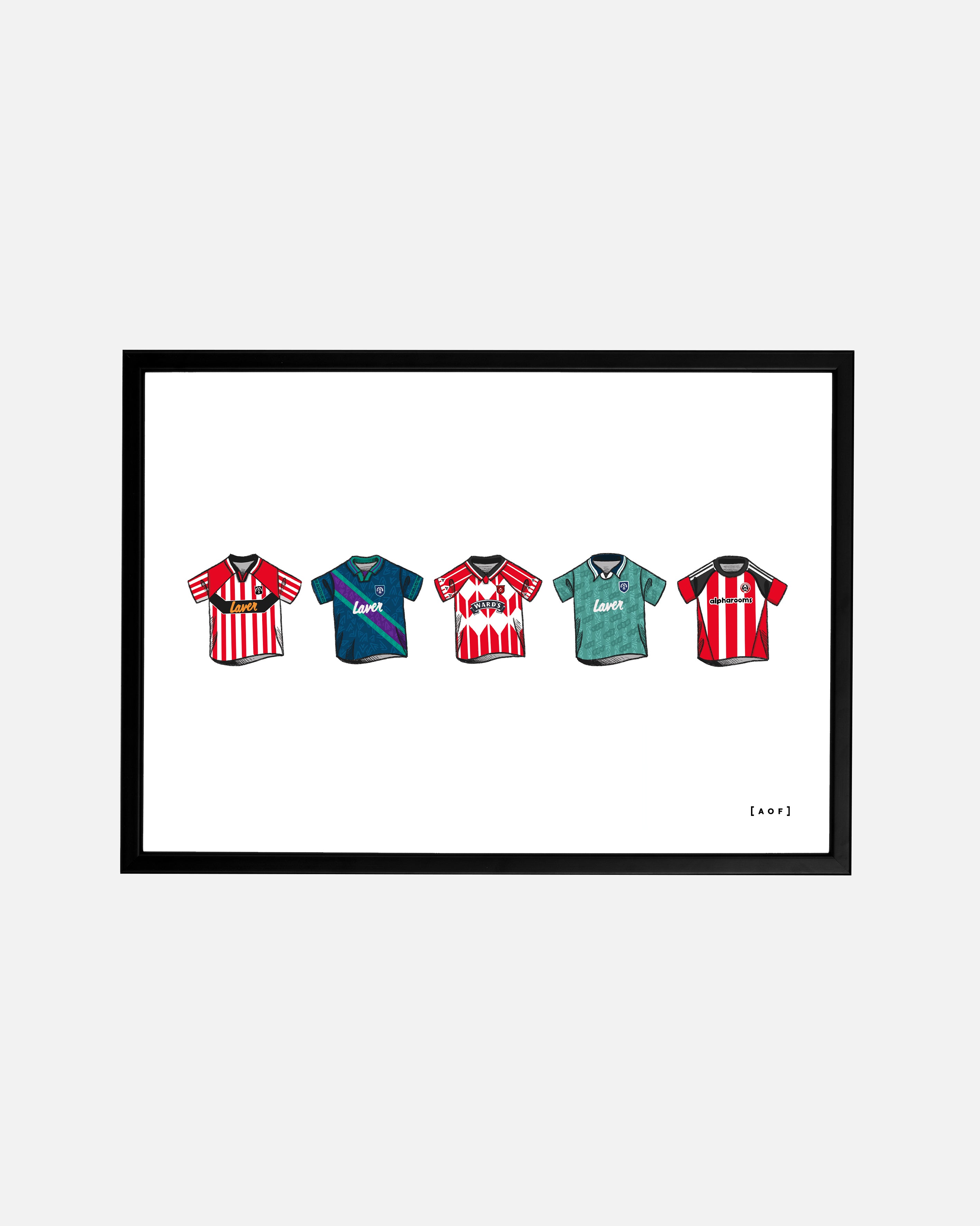 ART OF x Sheffield United Classics Framed Print | SUFC Football Art