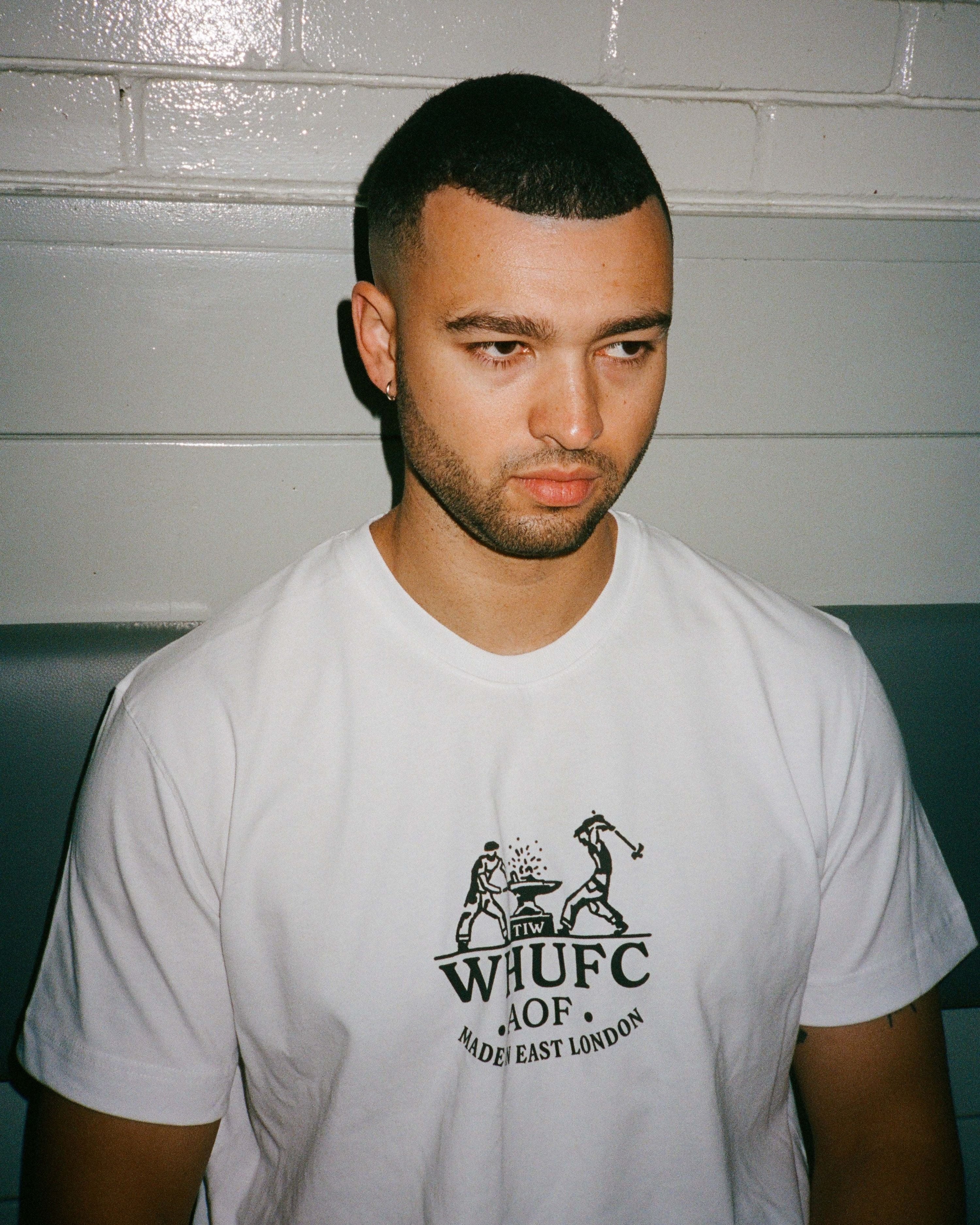 ART OF x West Ham Anvil Tee | WHUFC White Graphic Football T-shirt