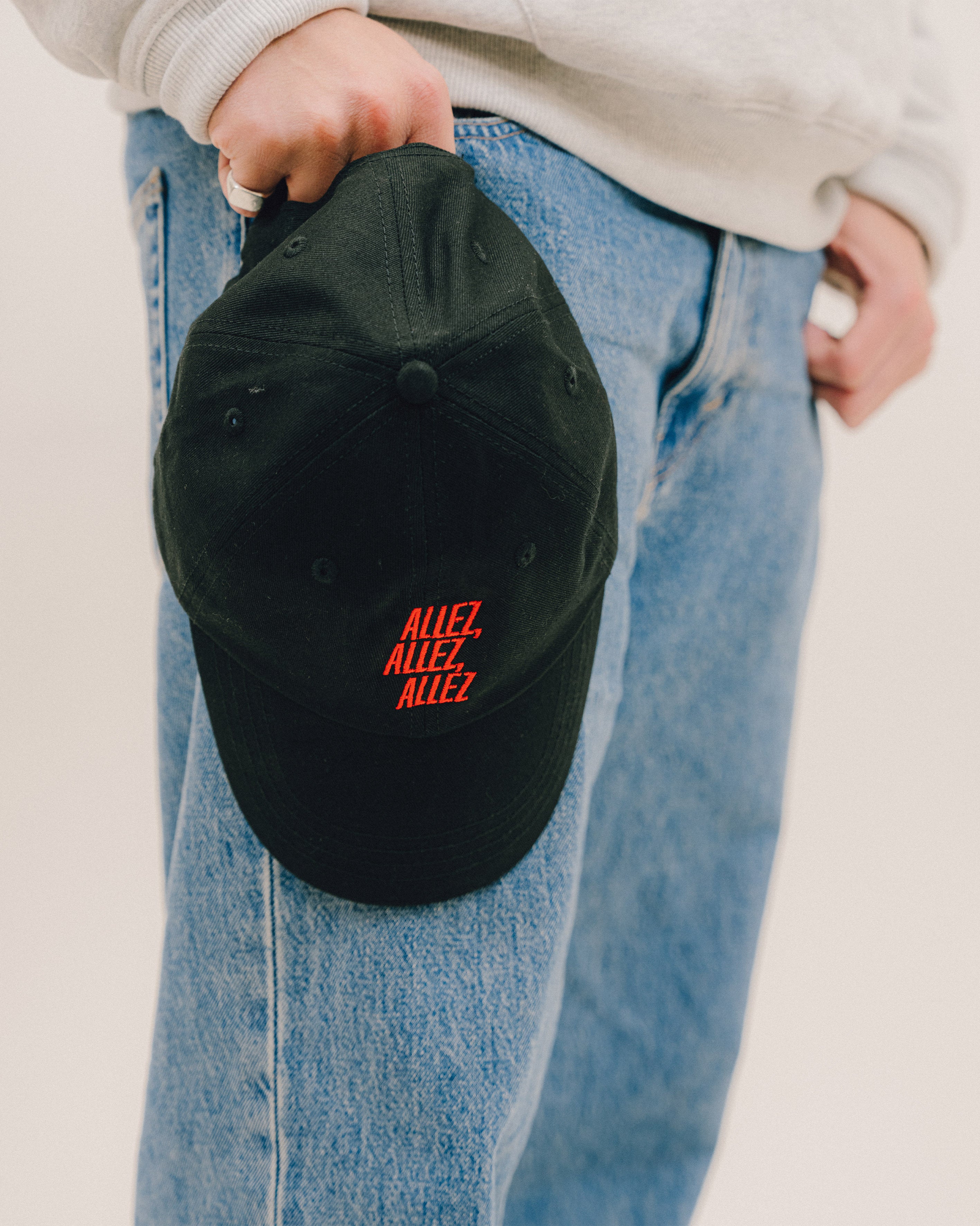 ART OF LFC ALLEZ Cap | Black Embroidered Football Hat