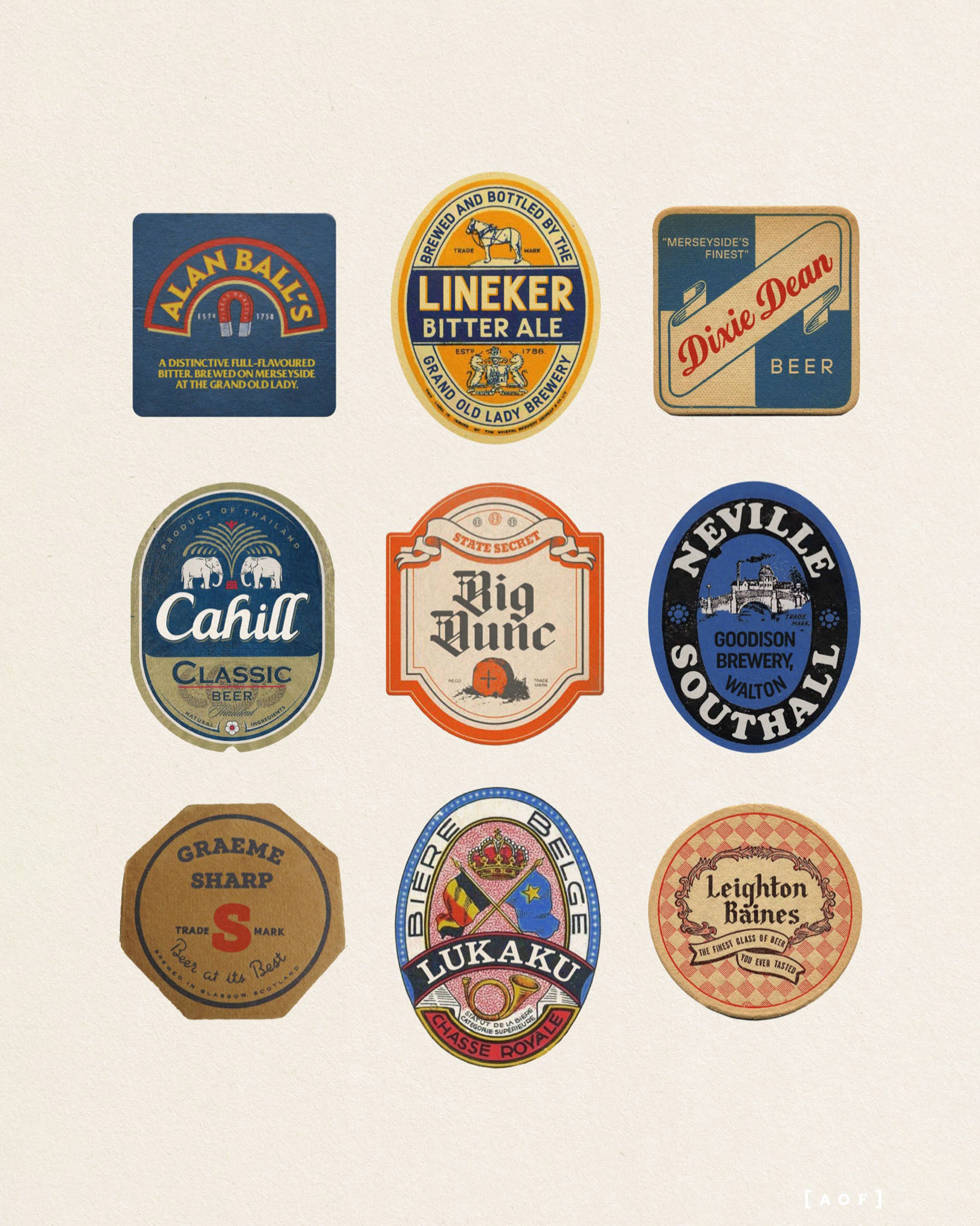 ART OF x Everton The Grand Old Lady Brewery Print | EFC Football Art