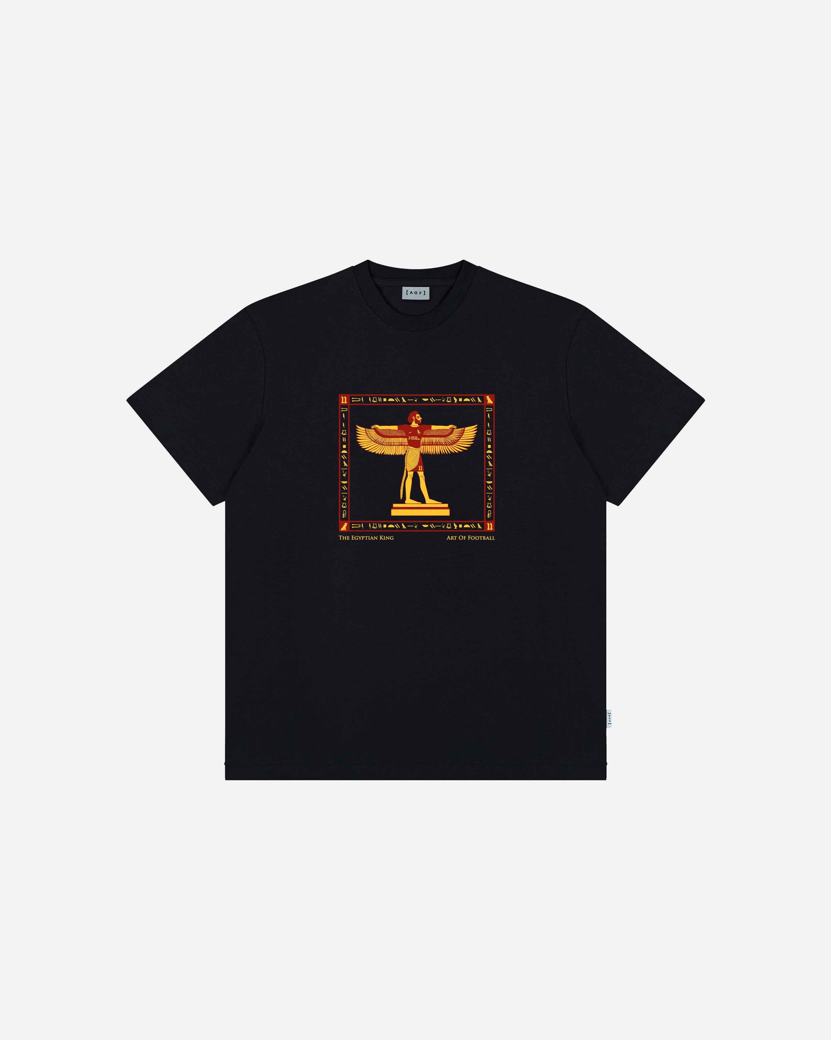 ART OF The Egyptian King Tee | LFC Black Graphic Football T-shirt