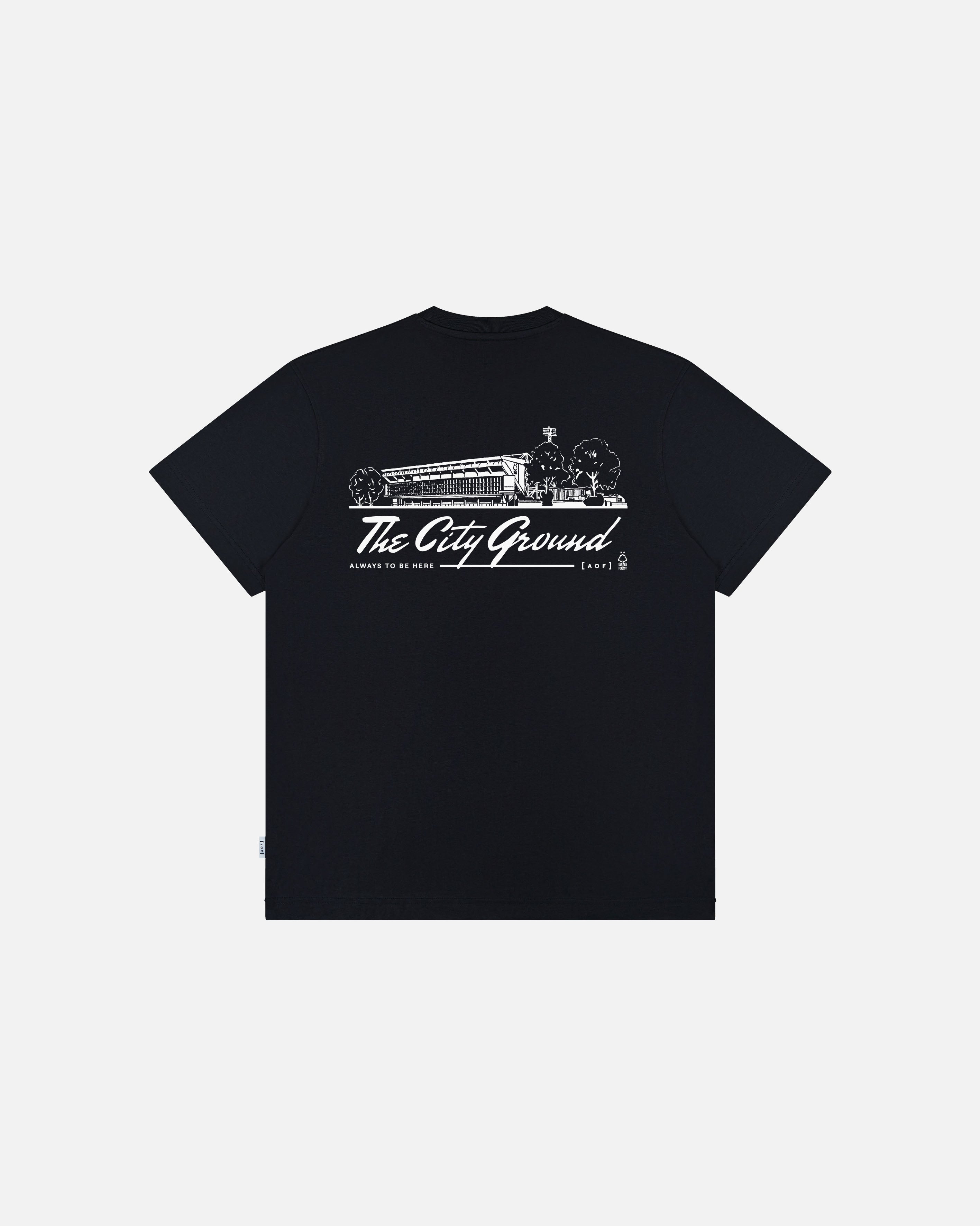 ART OF x Forest The City Ground Tee | NFFC Black Football T-shirt