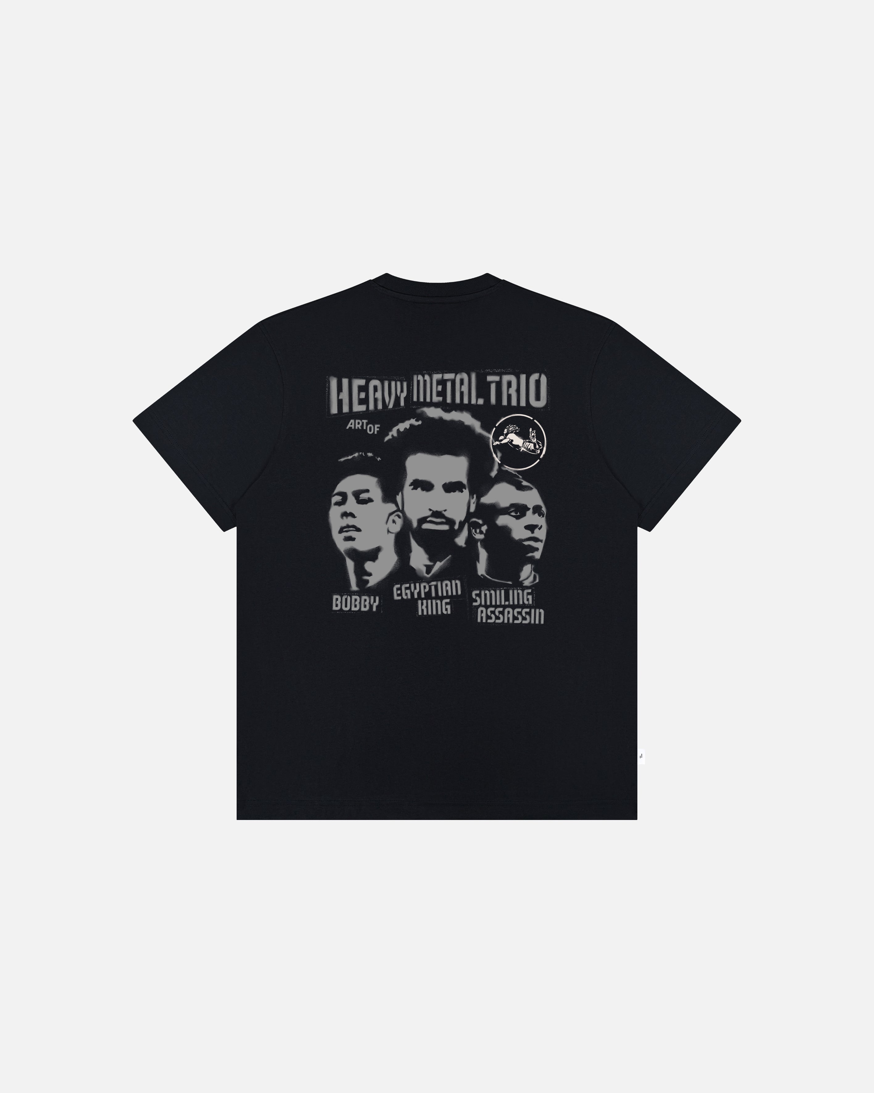ART OF LFC Heavy Metal Trio Tee | Black Graphic Football T-shirt