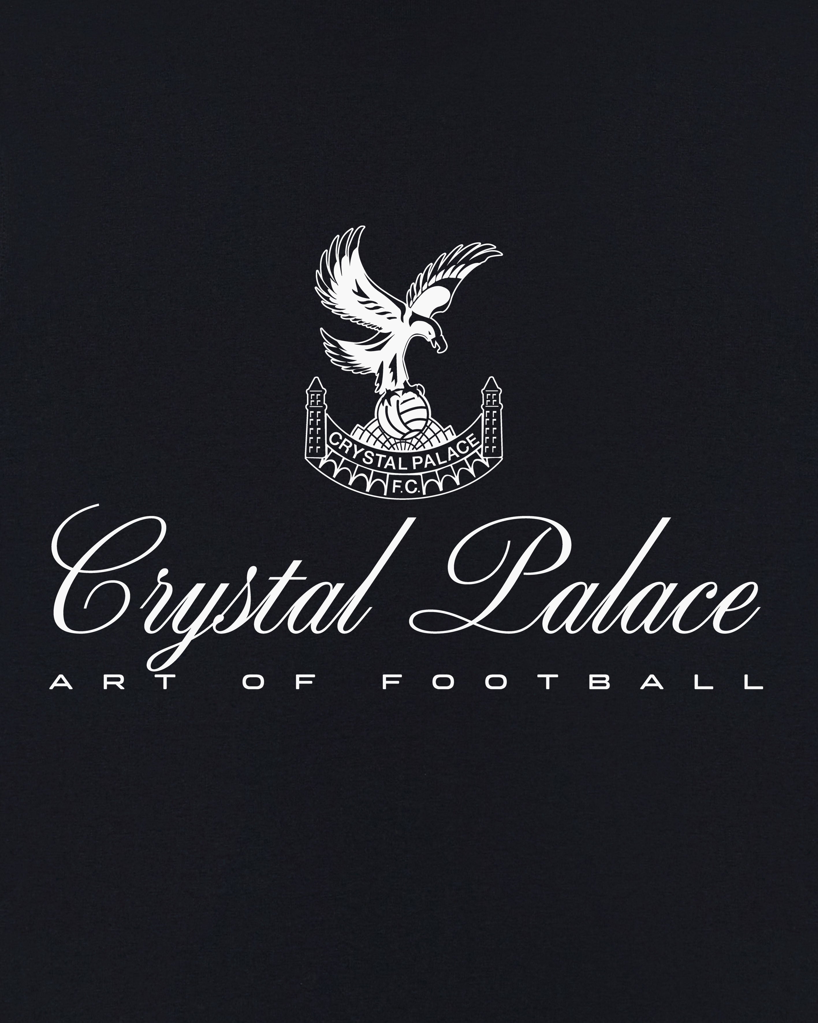 ART OF x Crystal Palace Heritage Tee | CPFC Black Football T-shirt