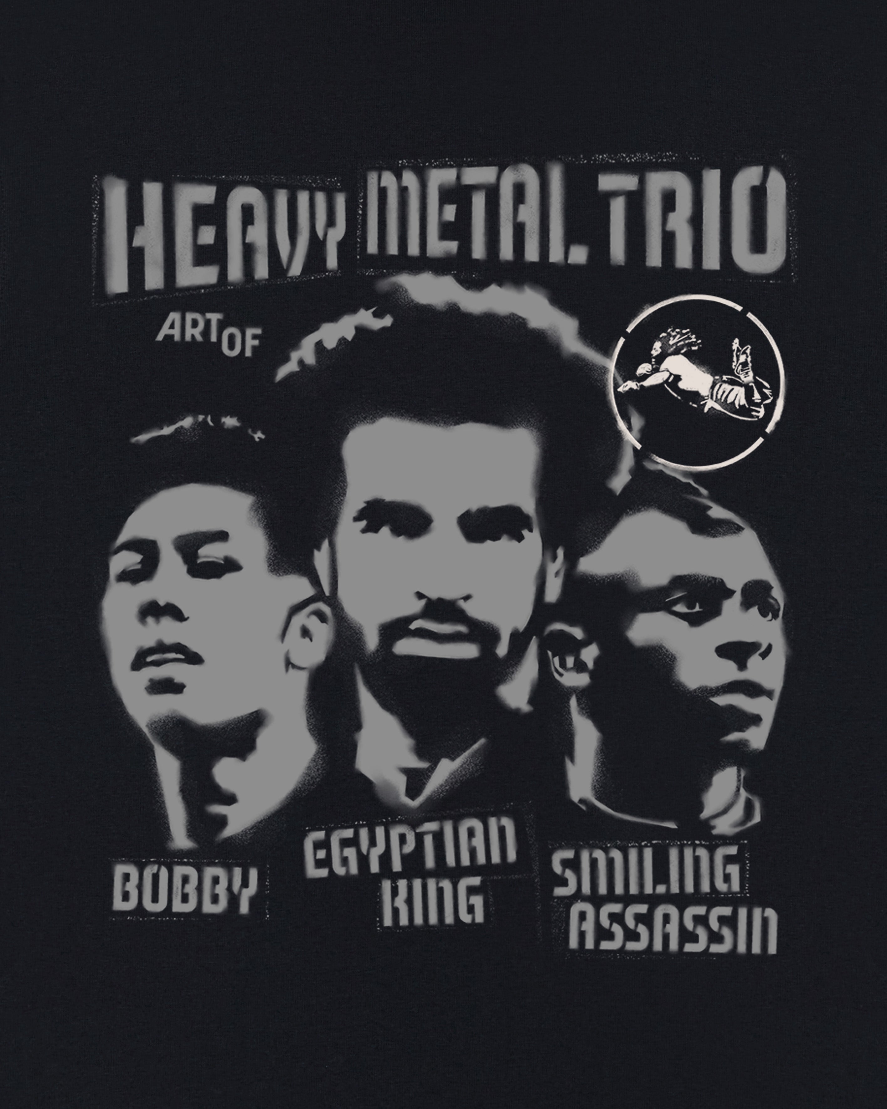 ART OF LFC Heavy Metal Trio Tee | Black Graphic Football T-shirt