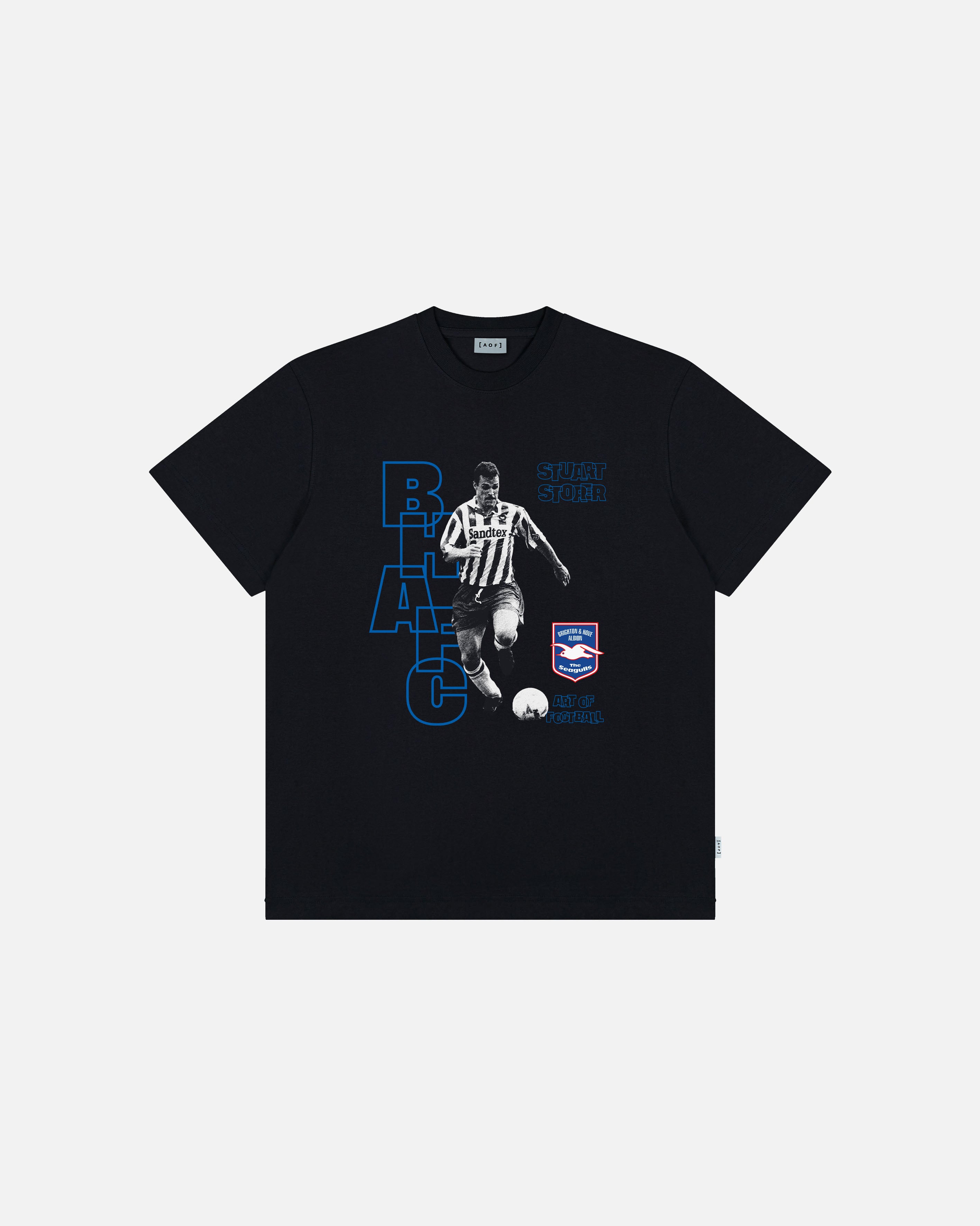 ART OF x Brighton Storer Tee | BHAFC Black Graphic Football T-shirt