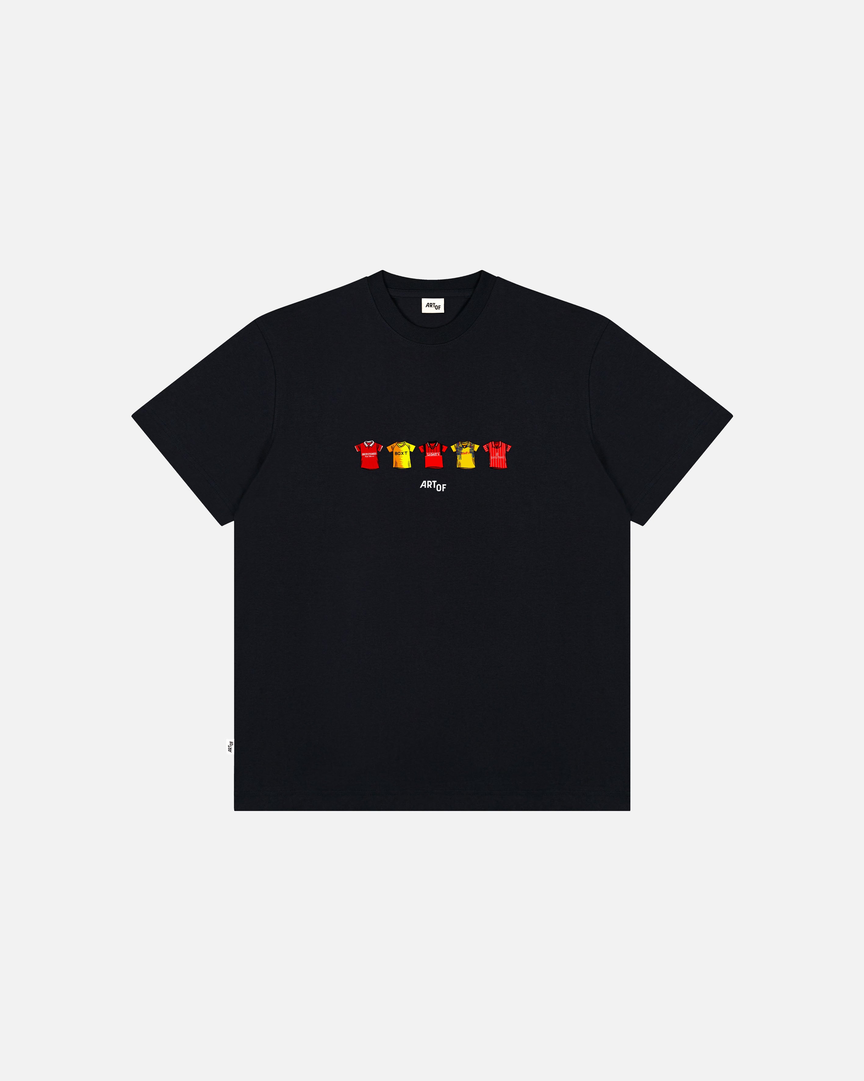 ART OF x Forest Classics Tee | NFFC Black Graphic Football T-shirt