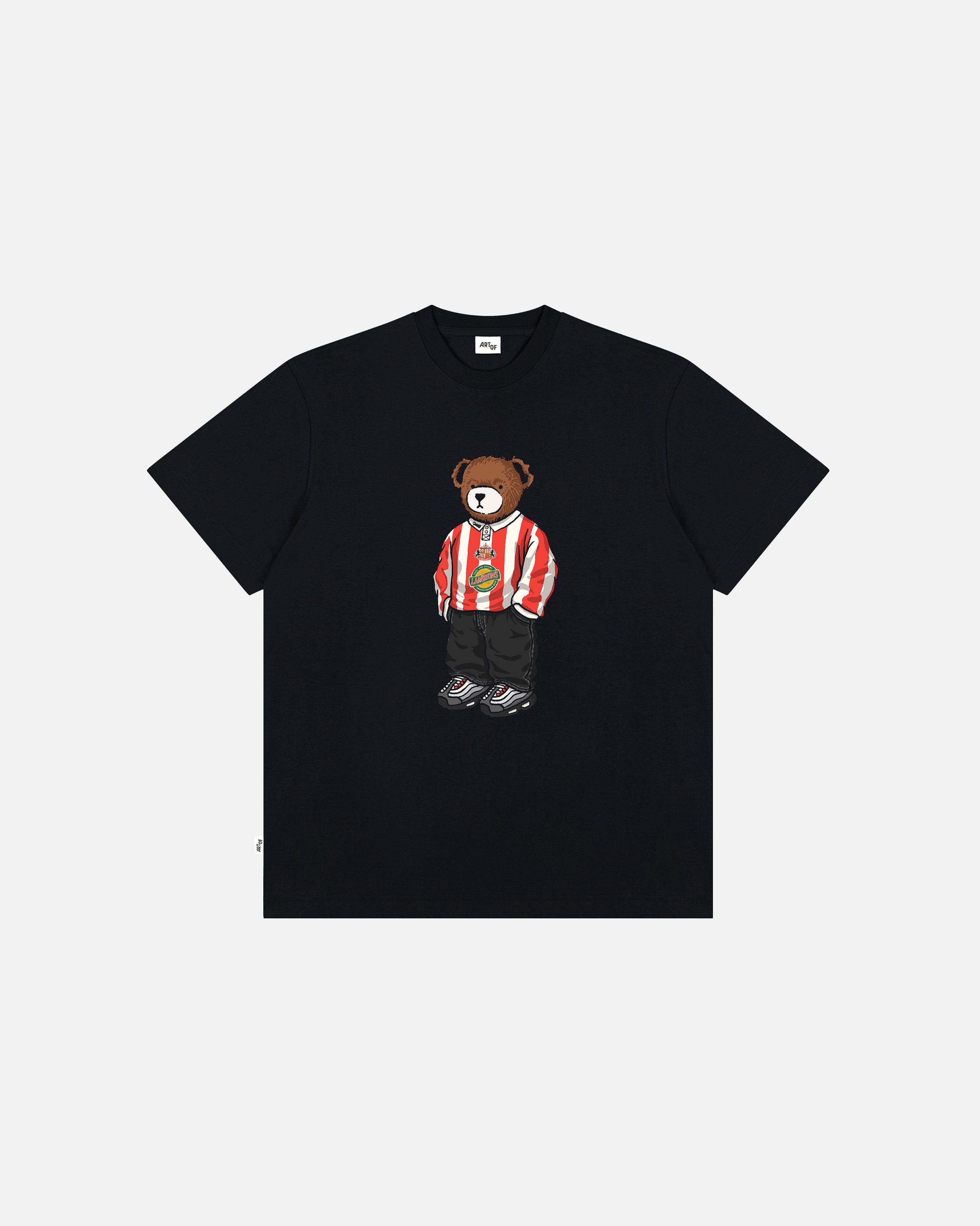 ART OF x Sunderland Home Pickles | SAFC Black Graphic Football T-shirt