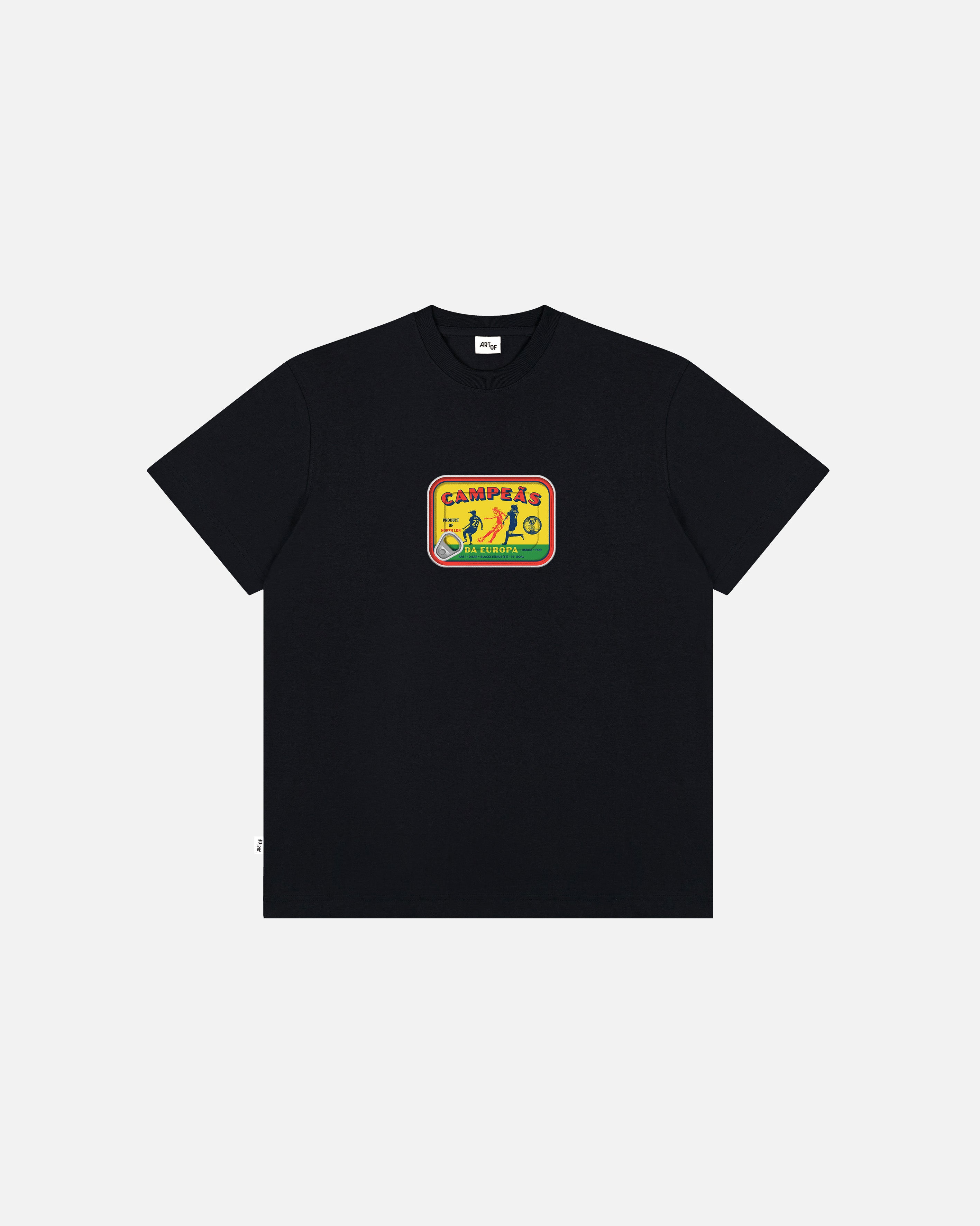 ART OF AFC Women's Campeãs Da Europa | Black Women's Football T-shirt