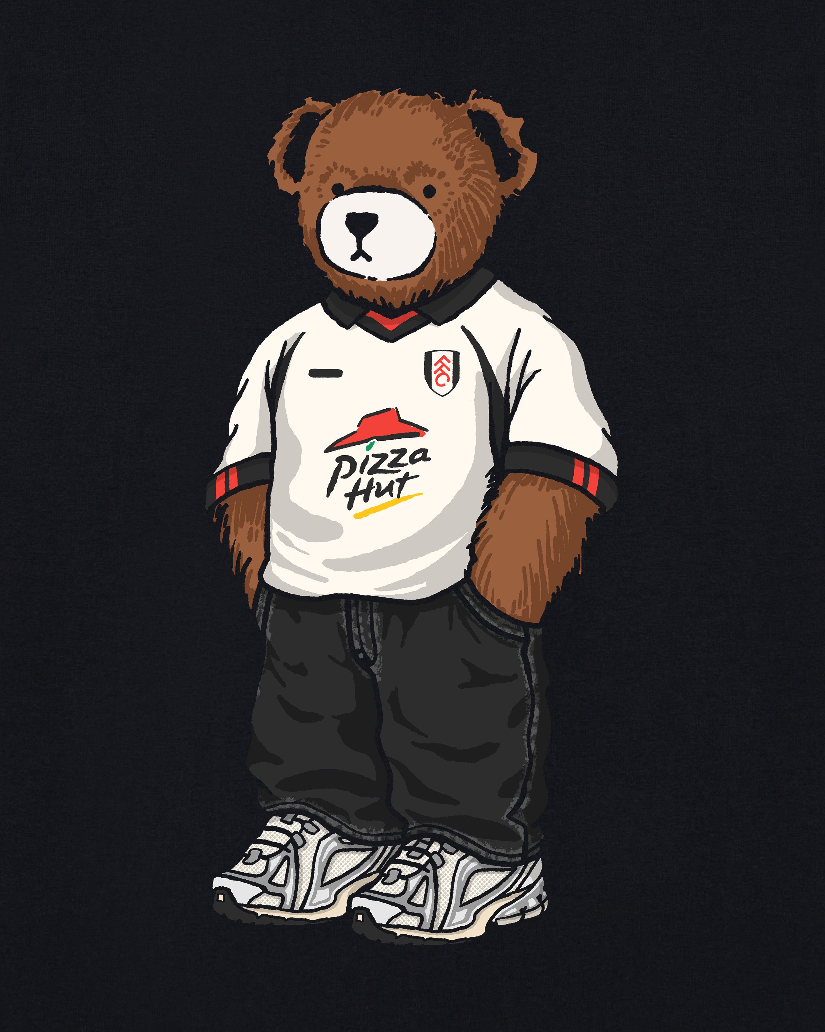 ART OF x Fulham Home Pickles | FFC Black Graphic Football T-shirt