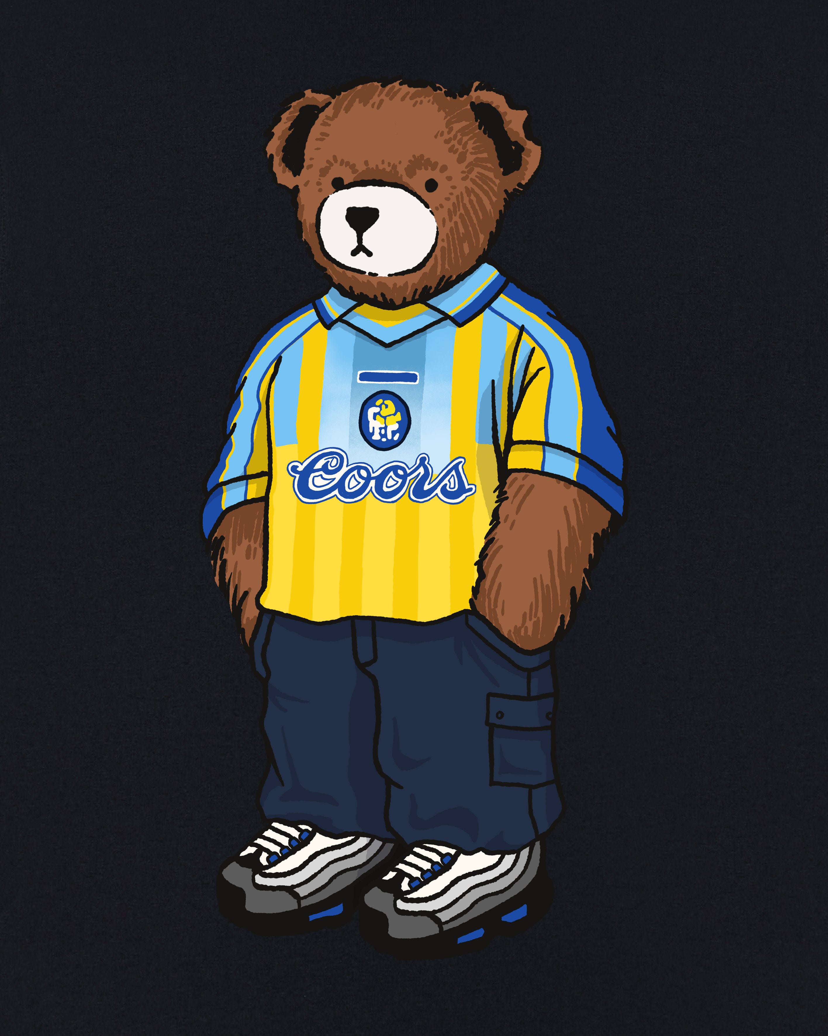 ART OF x Pensioners Away Pickles Tee | CFC Black Football T-shirt