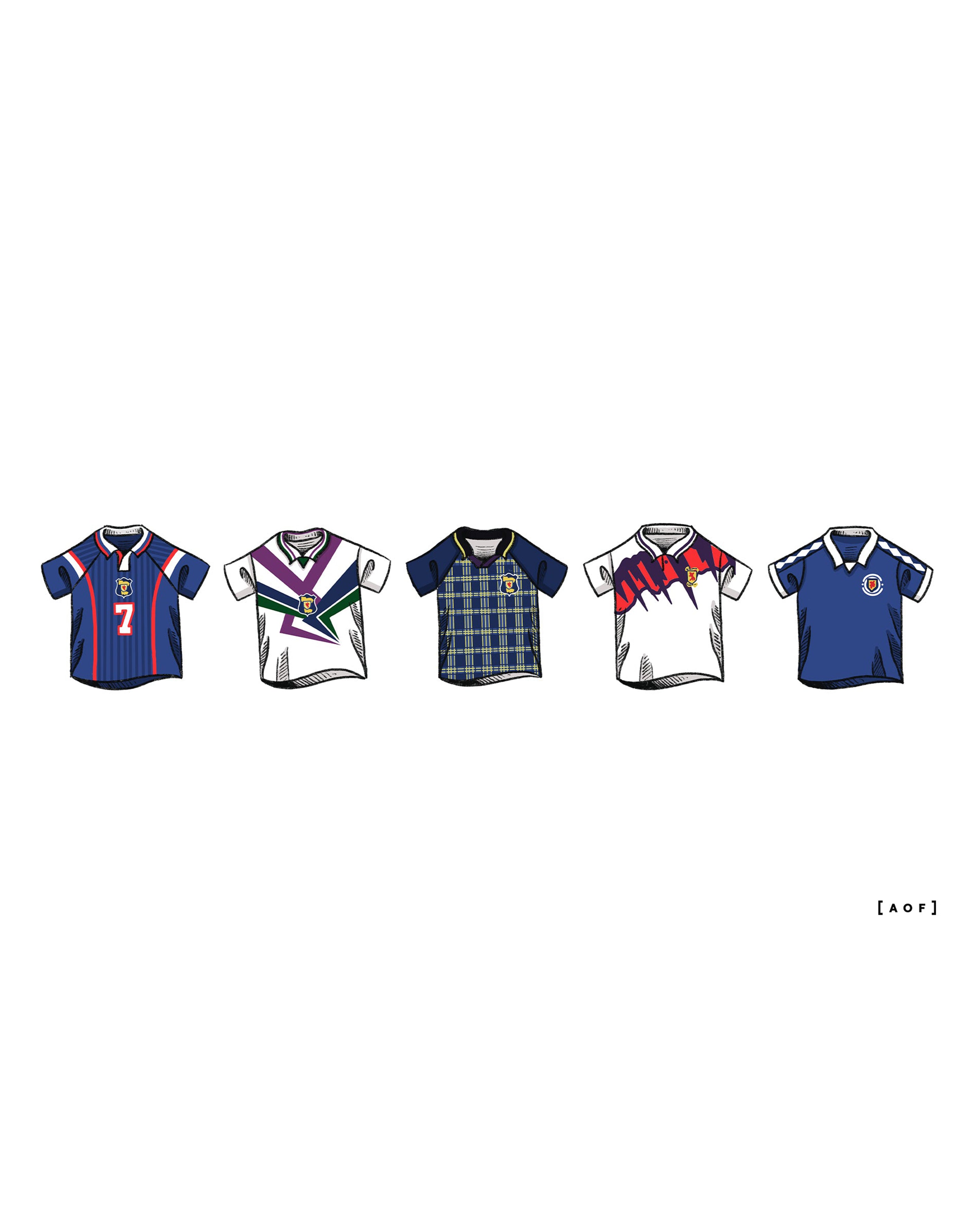 ART OF Scotland Classics Framed Print | Football Wall Art