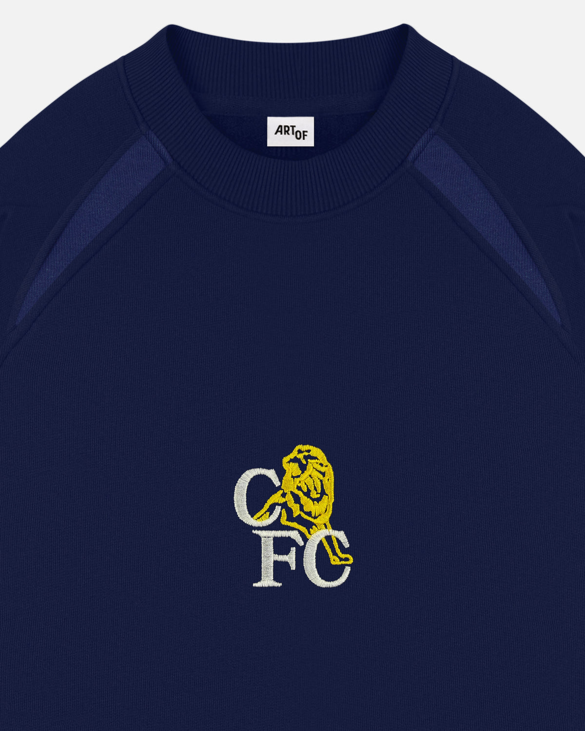 ART OF Chelsea Panelled Sweat | CFC Embroidered Football Jumper