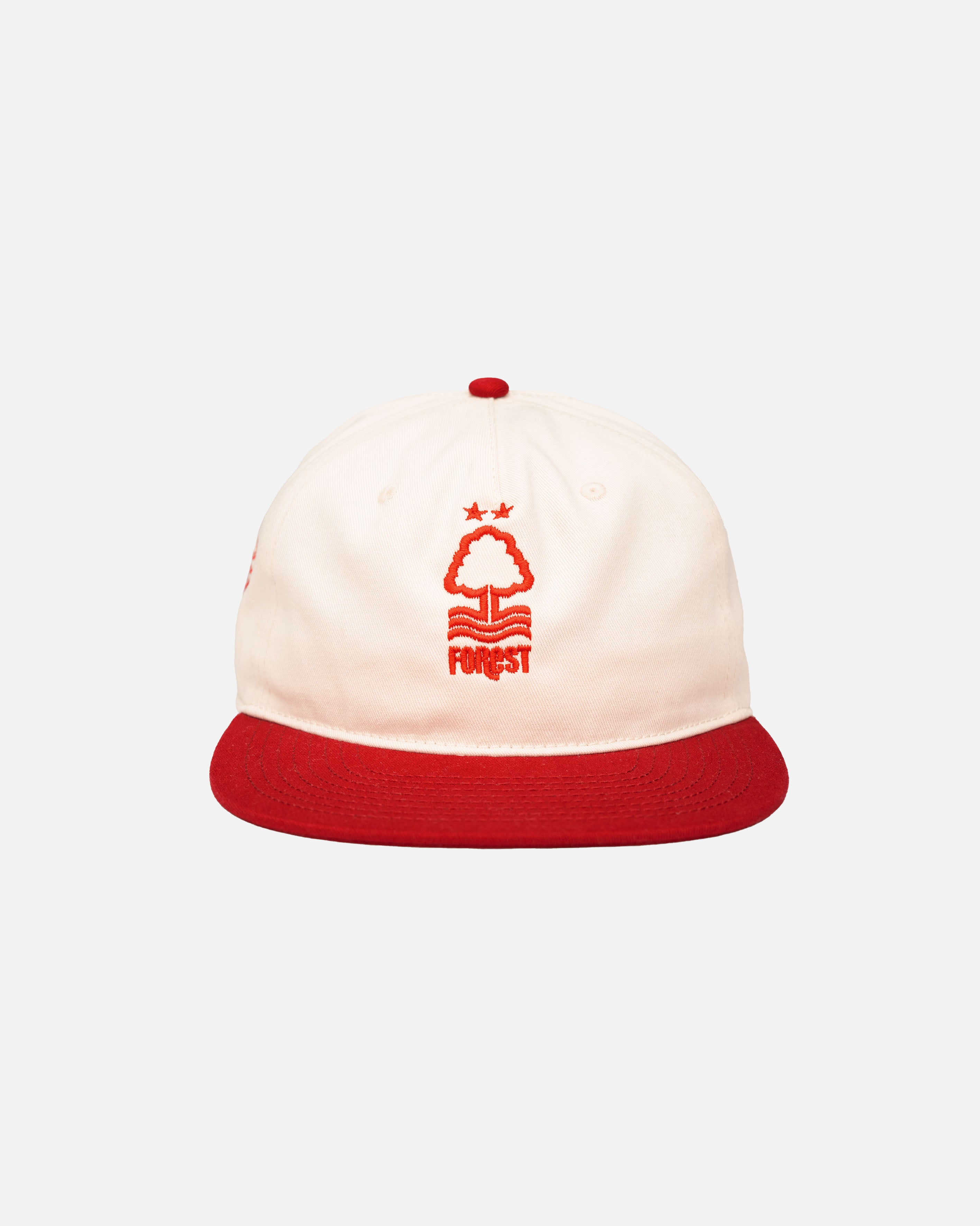 ART OF Forest Two Tone Cap | NFFC Red & White Embroidered Football Hat