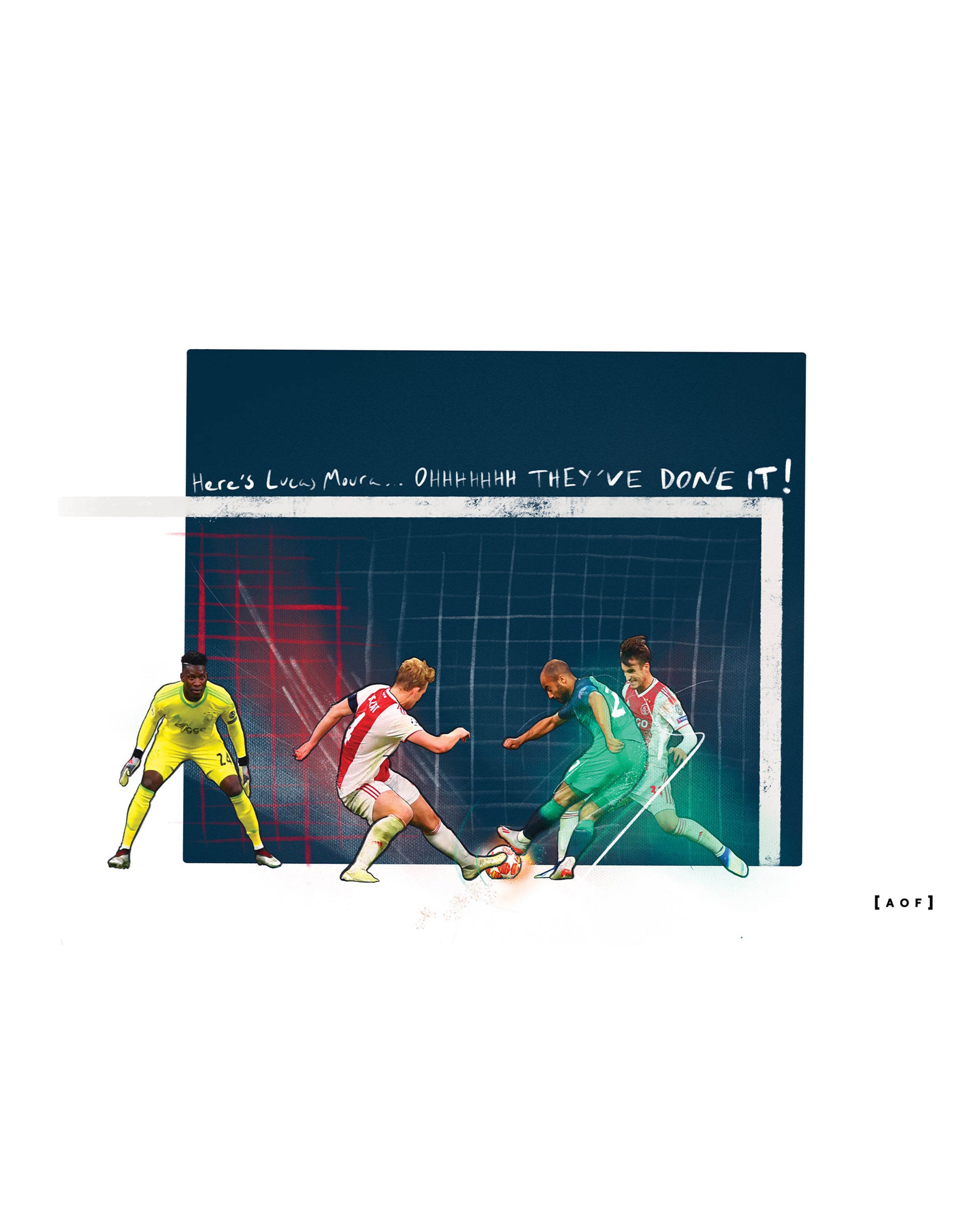 ART OF Spurs 90+6 Framed Print | THFC Football Wall Art