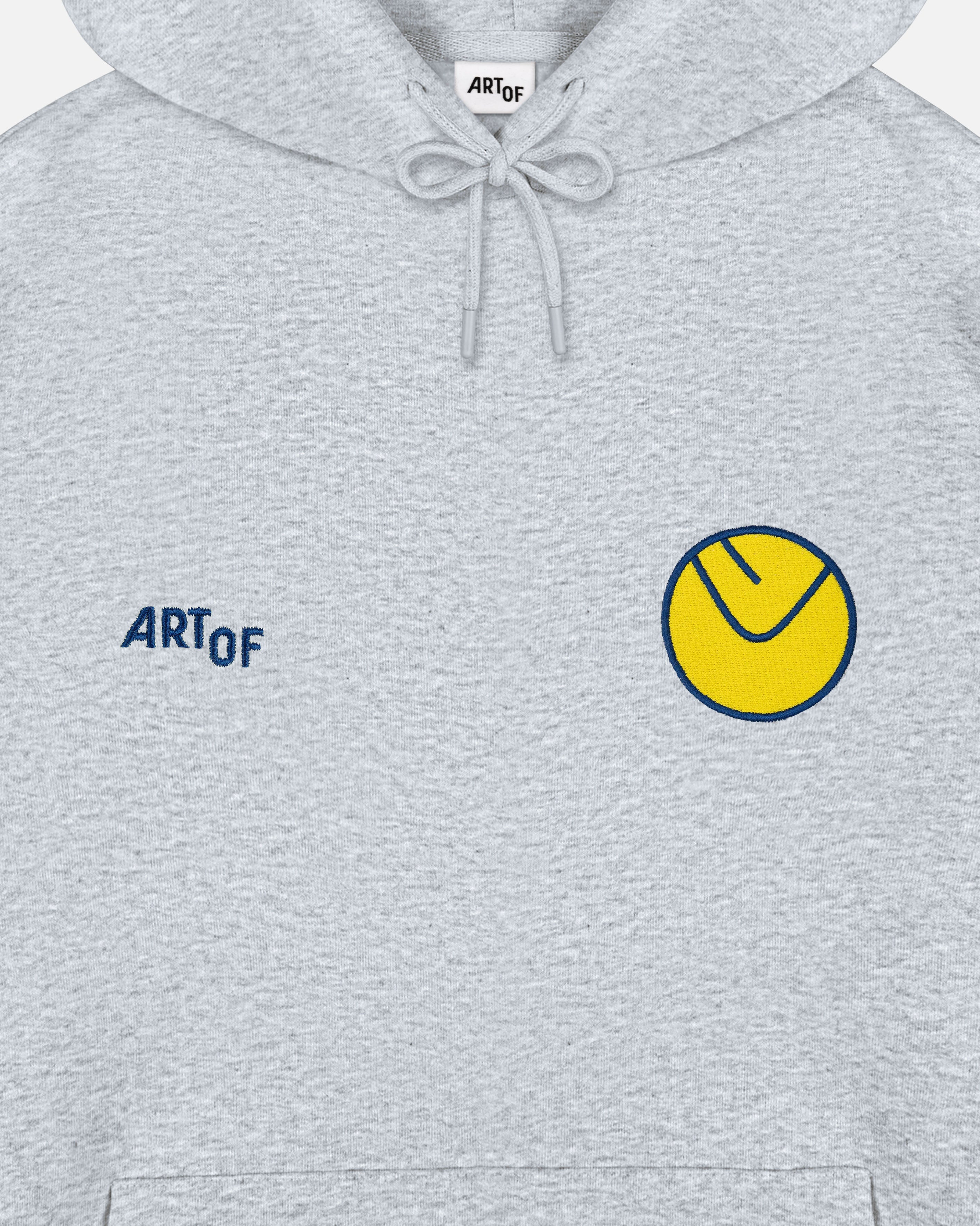 ART OF x Leeds United Smiley Embroidered Hoodie | LUFC Football Sweat