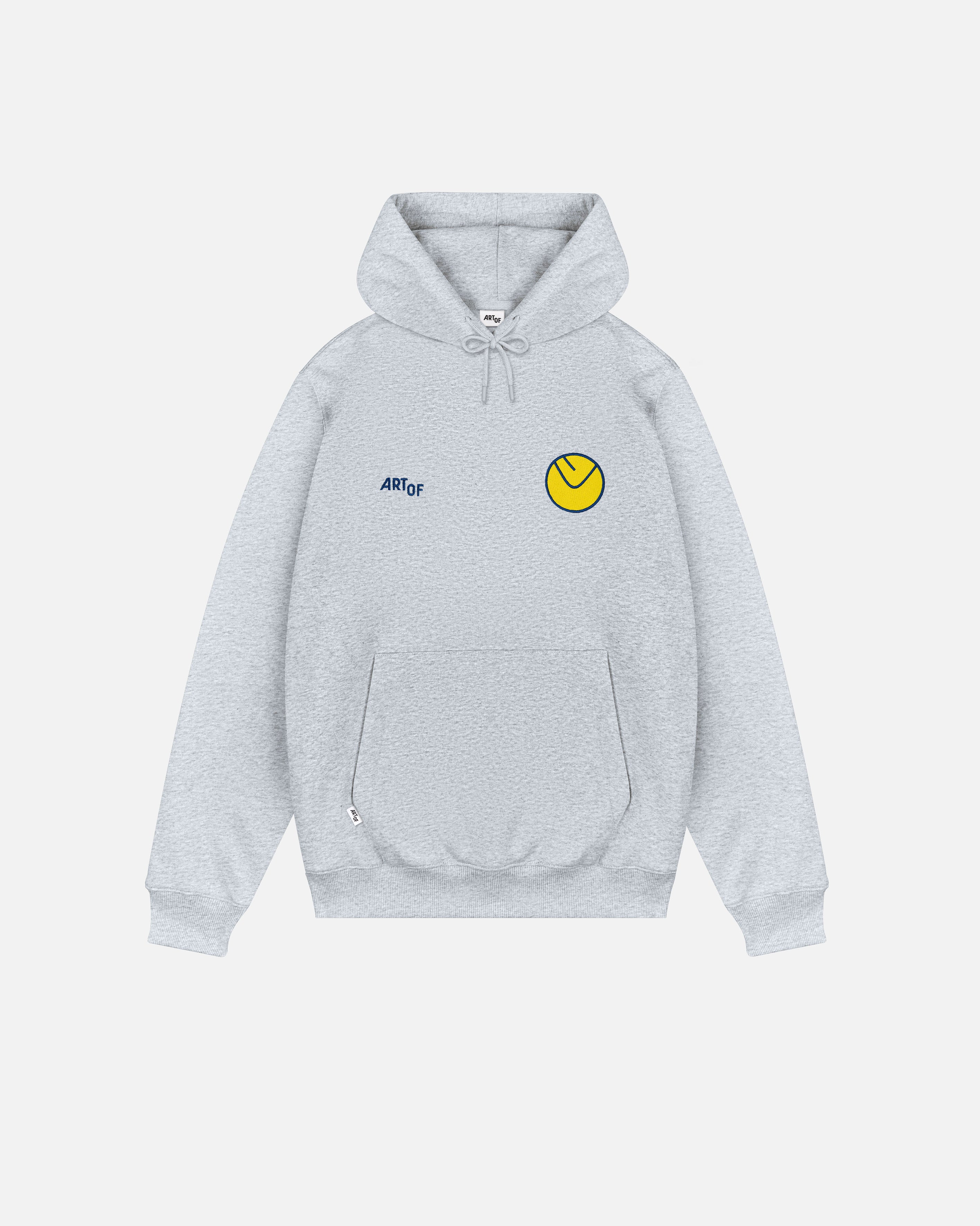ART OF x Leeds United Smiley Embroidered Hoodie | LUFC Football Sweat