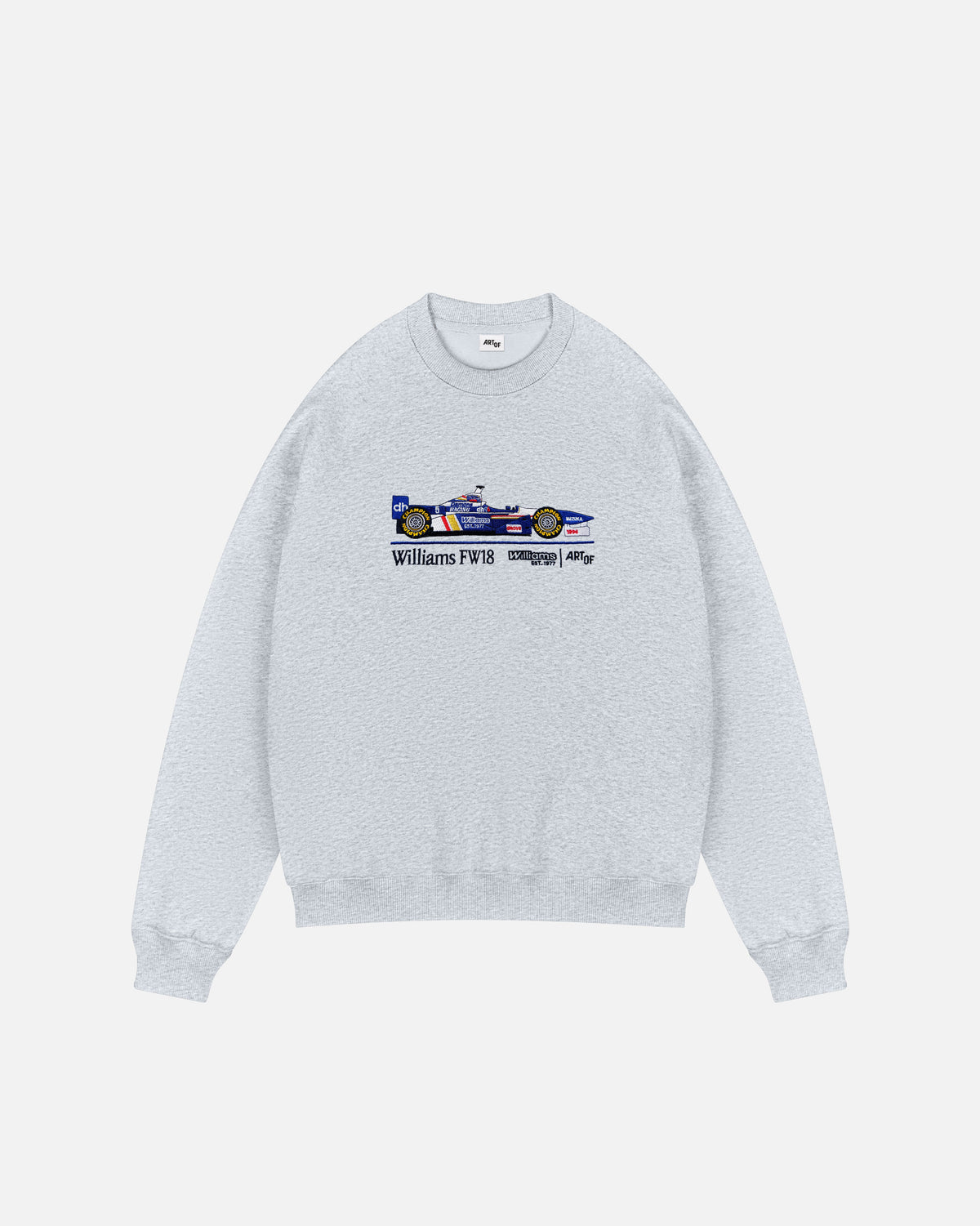 ART OF x Atlassian Williams FW18 Embroidered Car Sweat | Car Racing