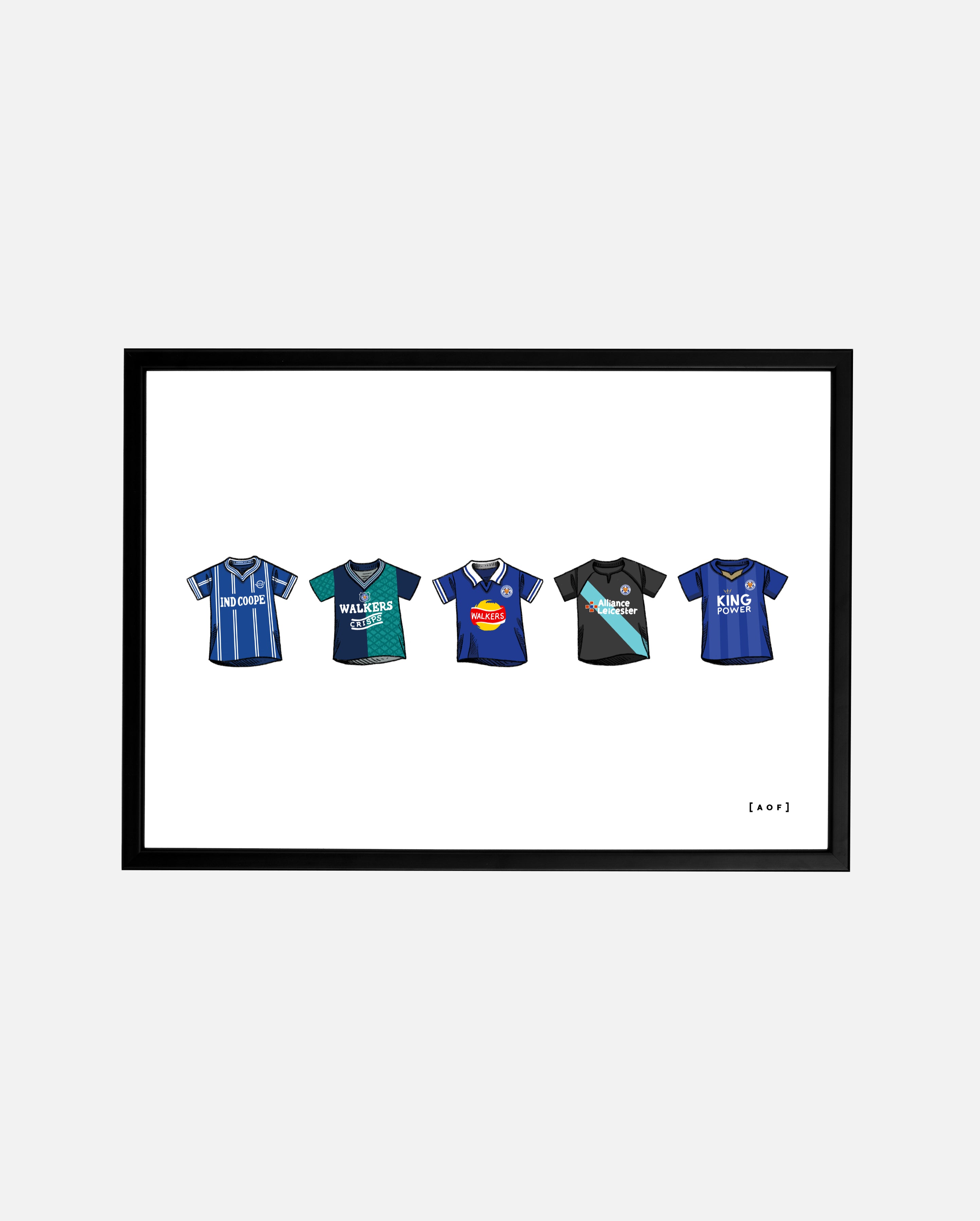 ART OF Leicester City Classics Framed Print | LCFC Football Wall Art