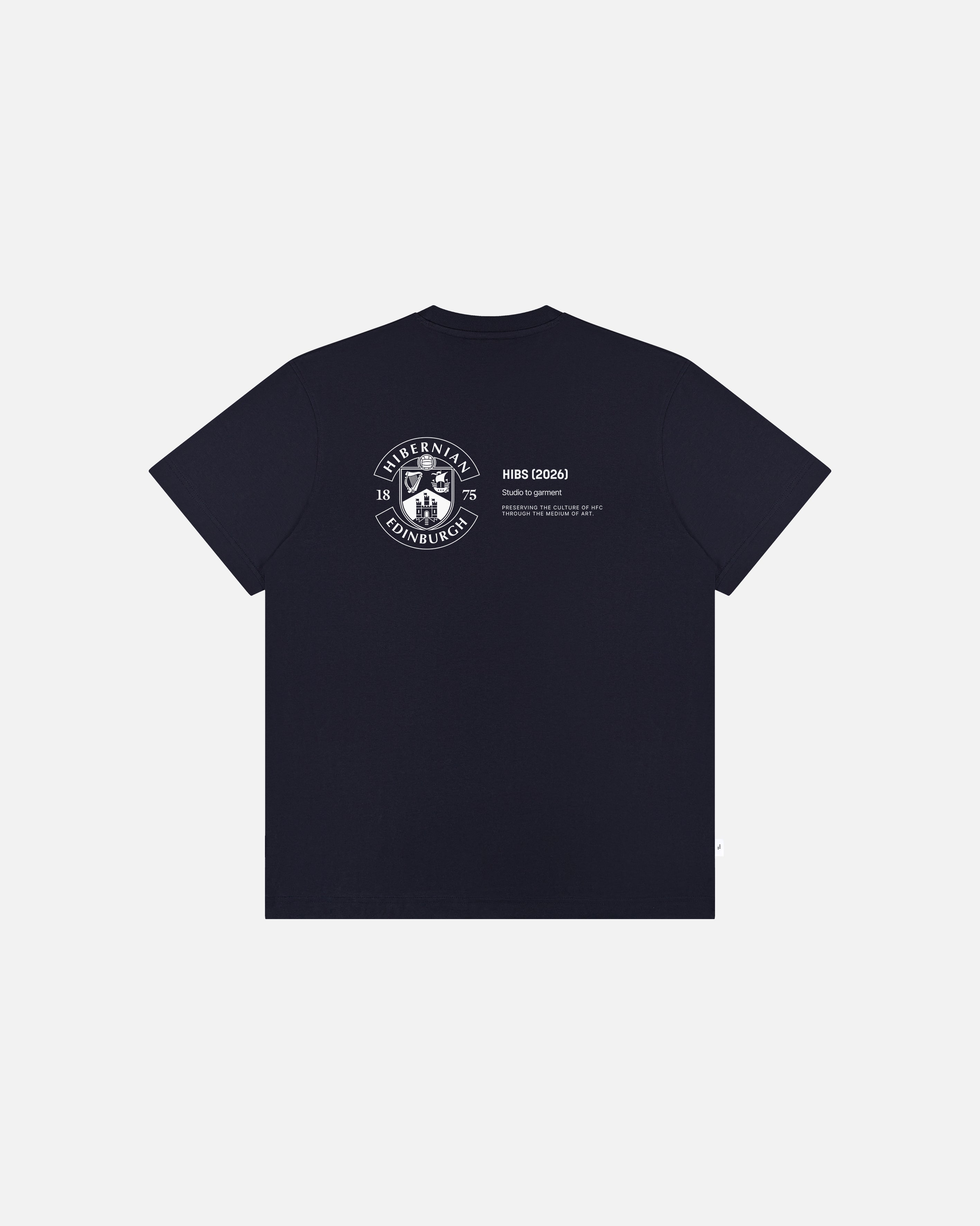 ART OF x Hibernian Gallery Tee | Navy Graphic Football T-shirt