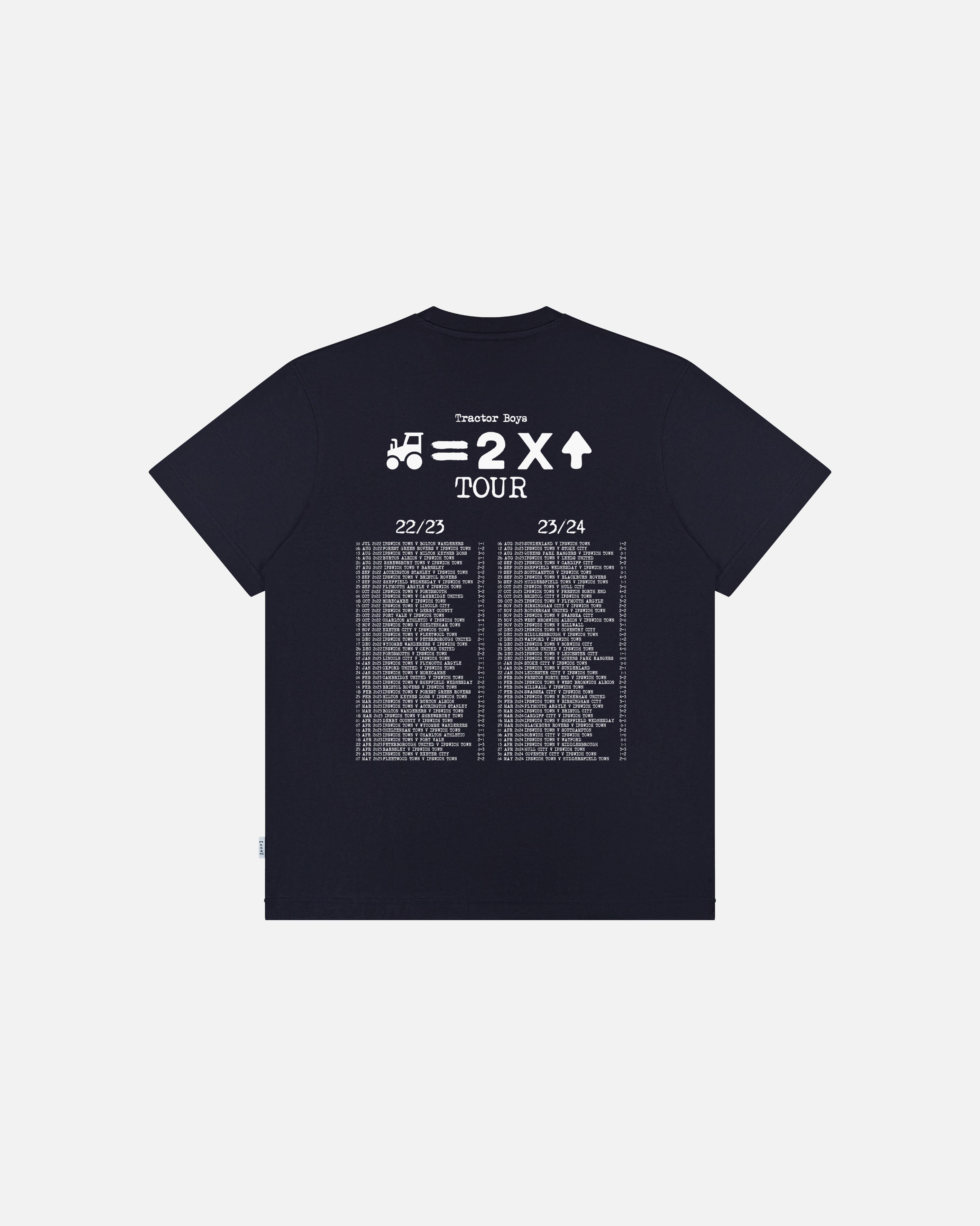 ART OF Tractor Boys to the Top Flight Tee | ITFC Navy Football T-shirt