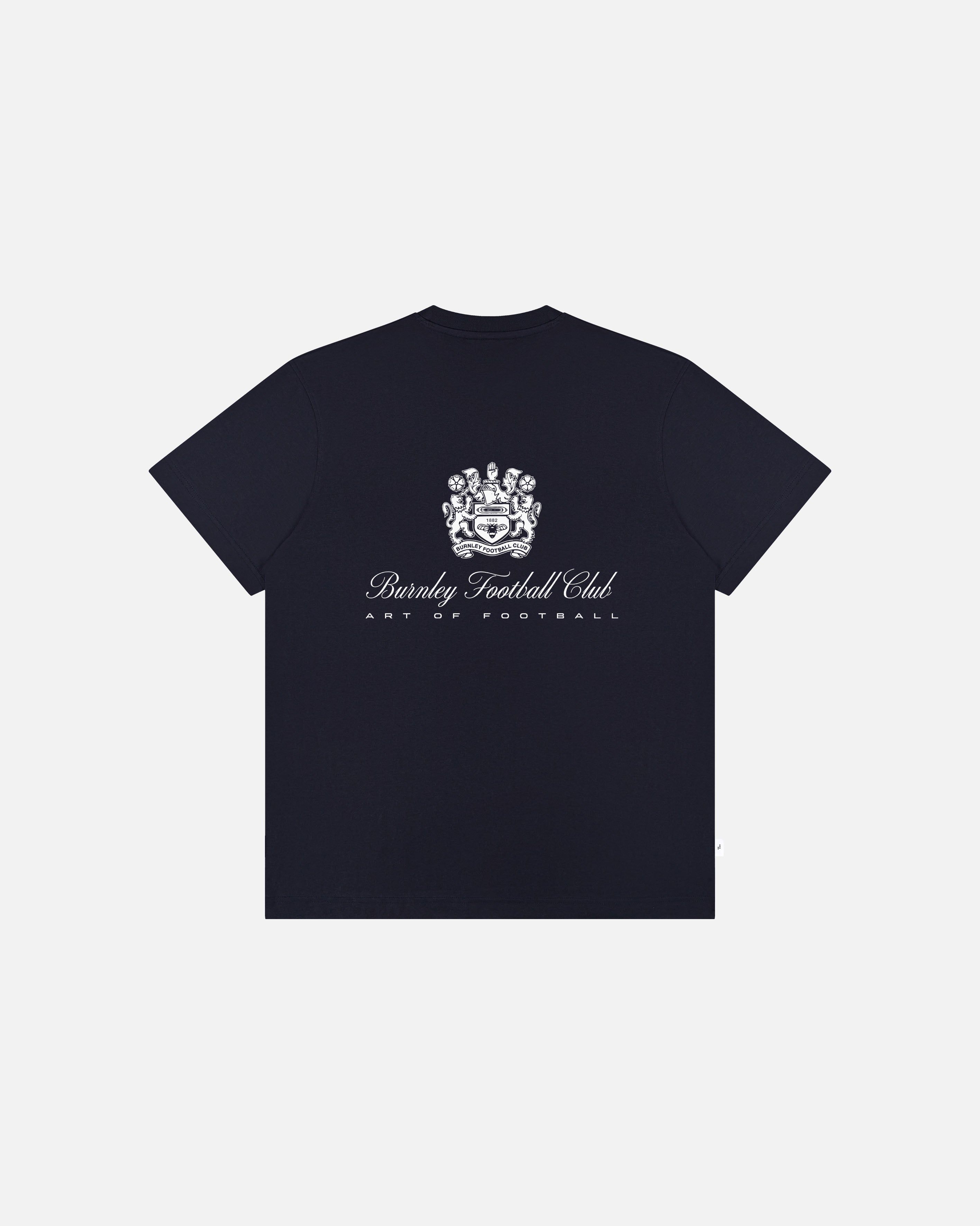 ART OF x Burnley Heritage Tee | BFC Navy Graphic Football T-shirt